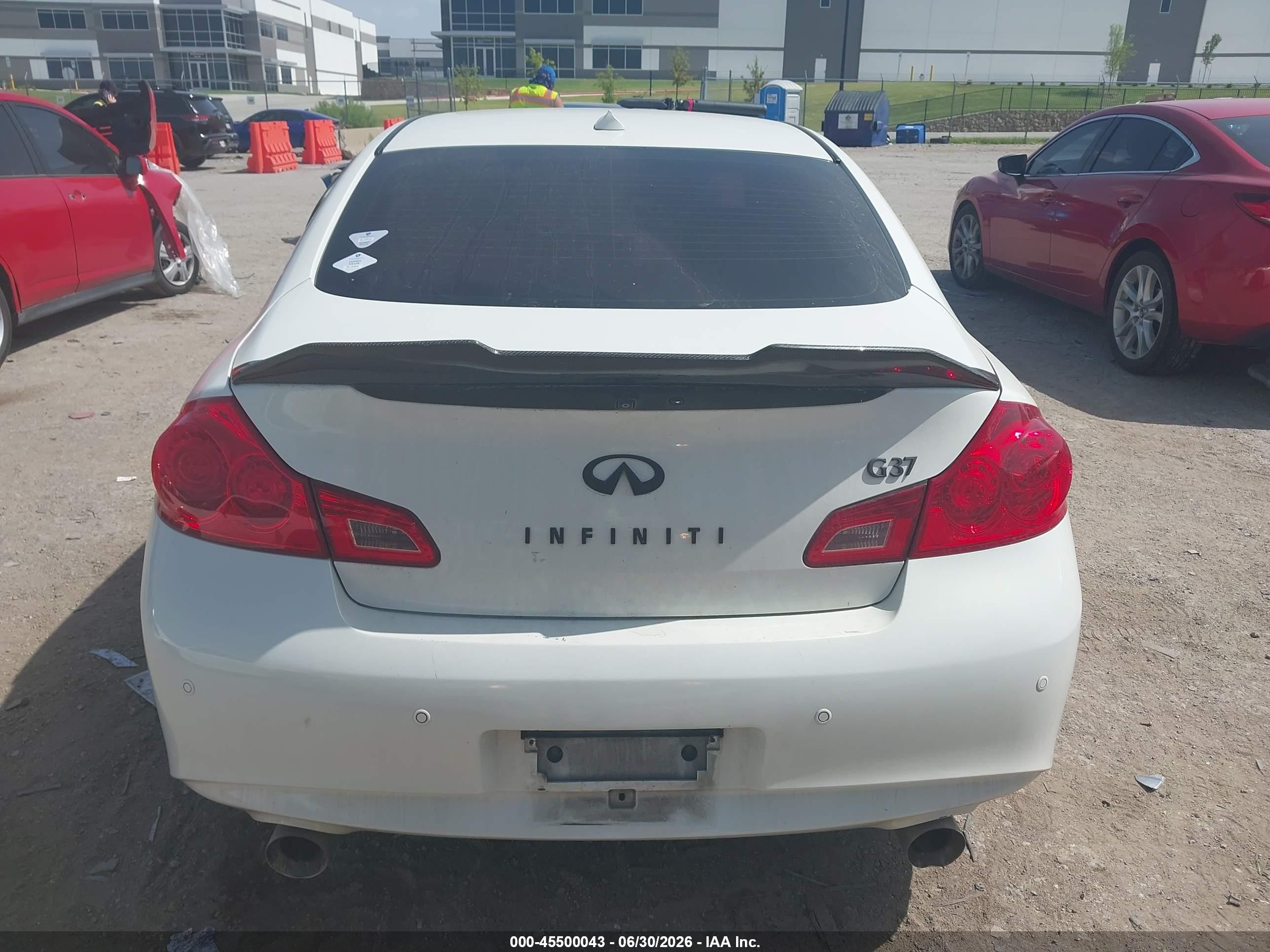 2013 Infiniti G37 Journey White vin: JN1CV6AP0DM304508