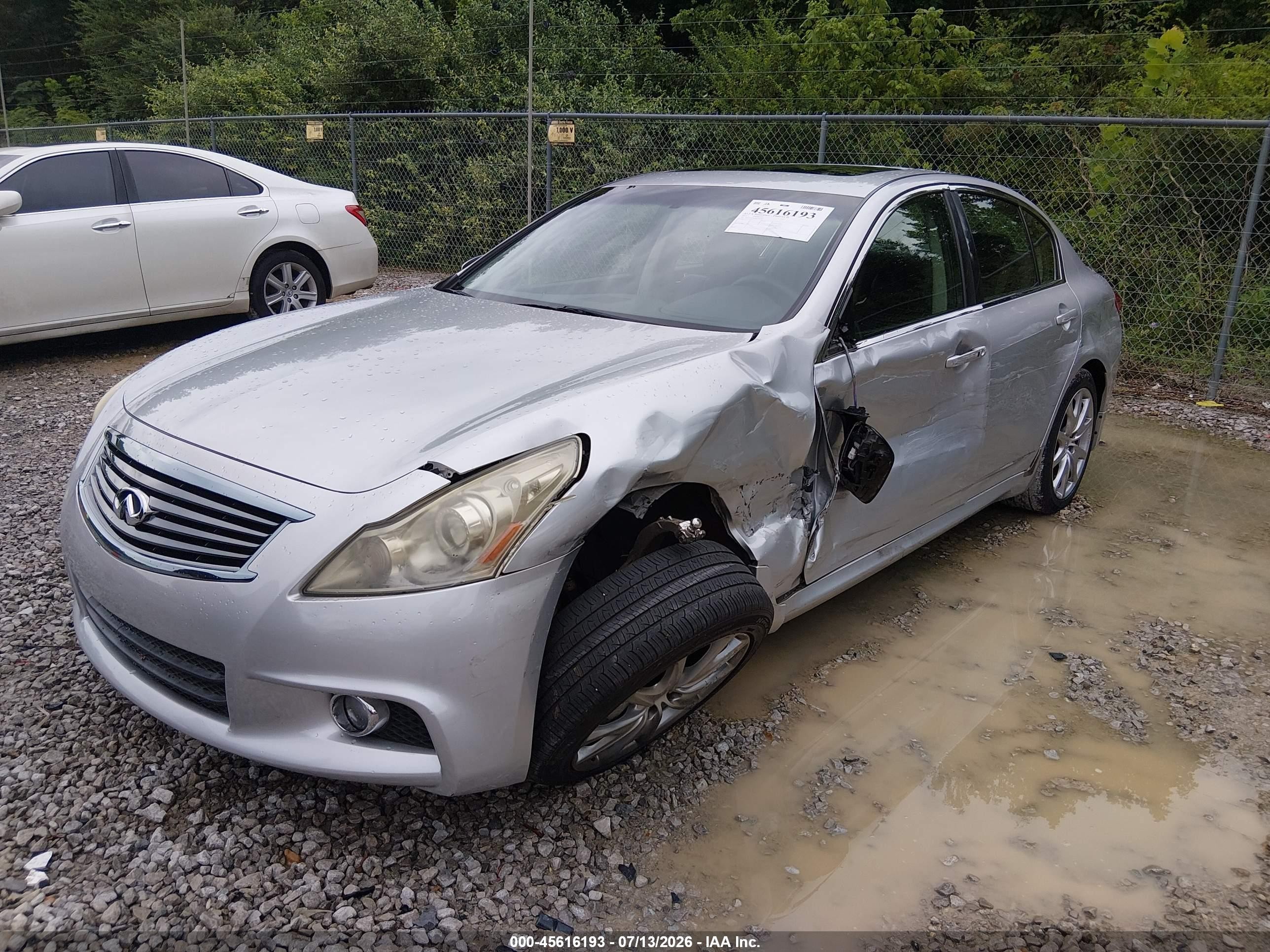 2013 Infiniti G37 Journey Серебряный vin: JN1CV6AP0DM716430