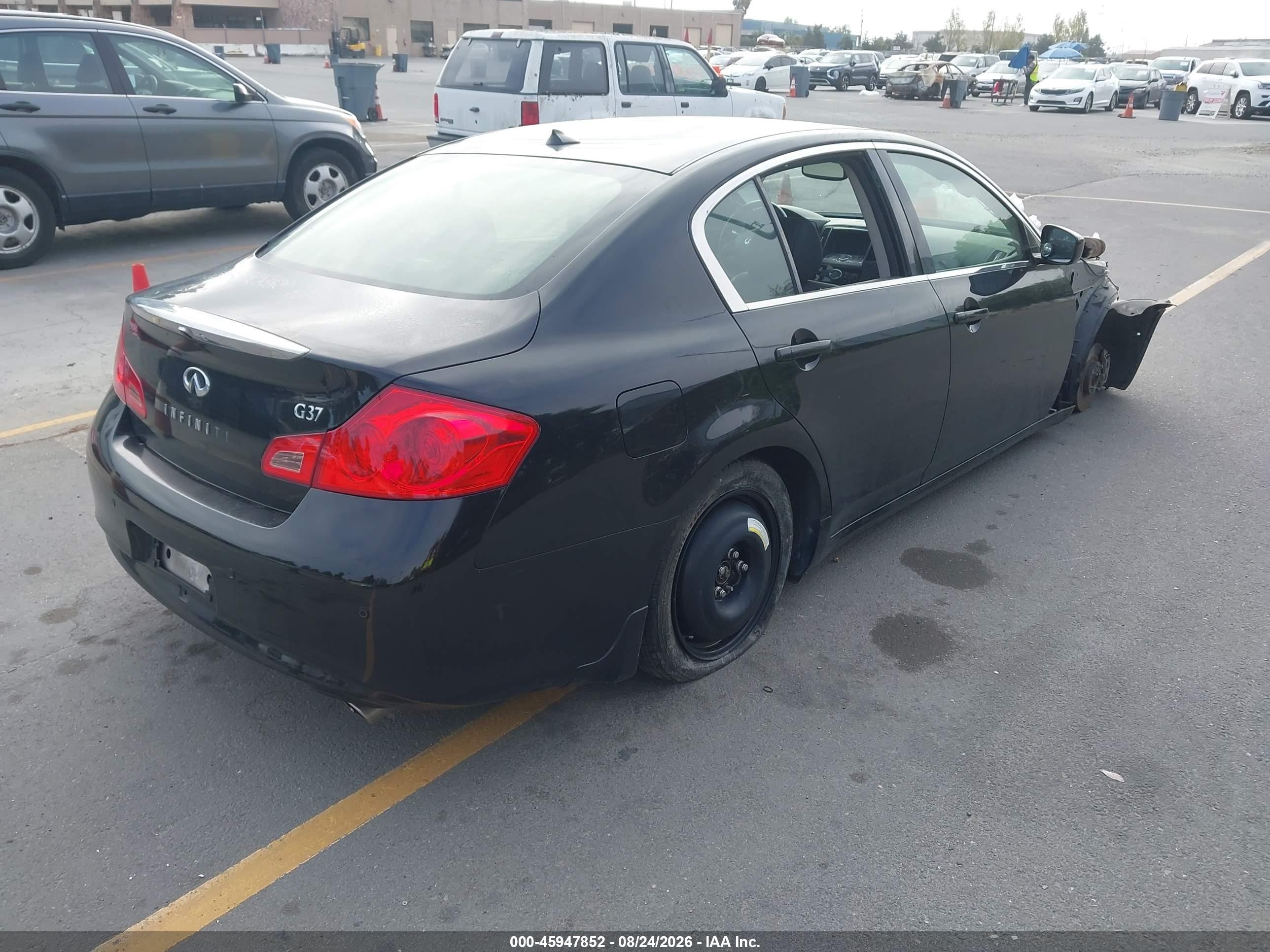 2013 Infiniti G37 Journey Черный vin: JN1CV6AP0DM717626