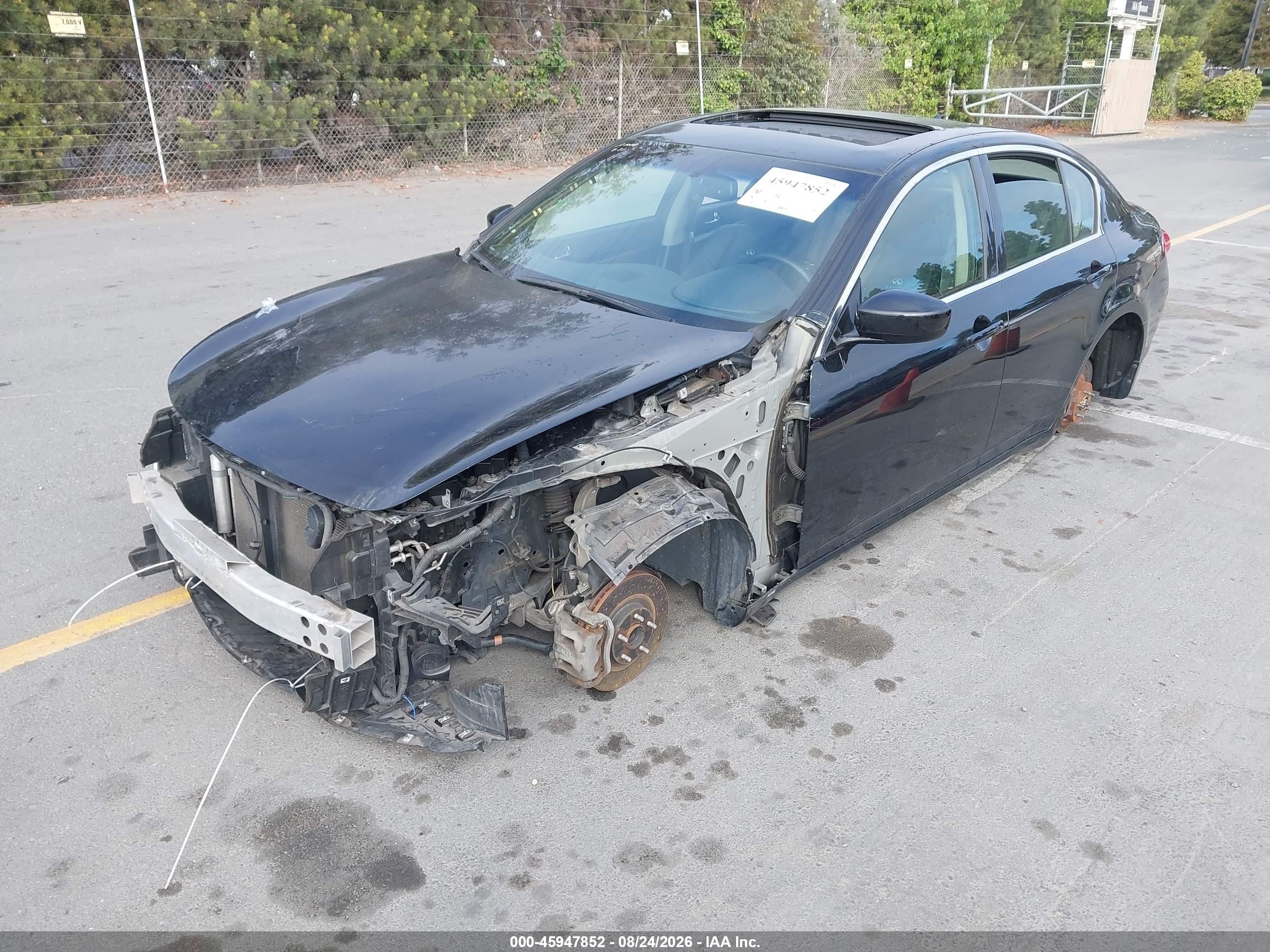 2013 Infiniti G37 Journey Черный vin: JN1CV6AP0DM717626