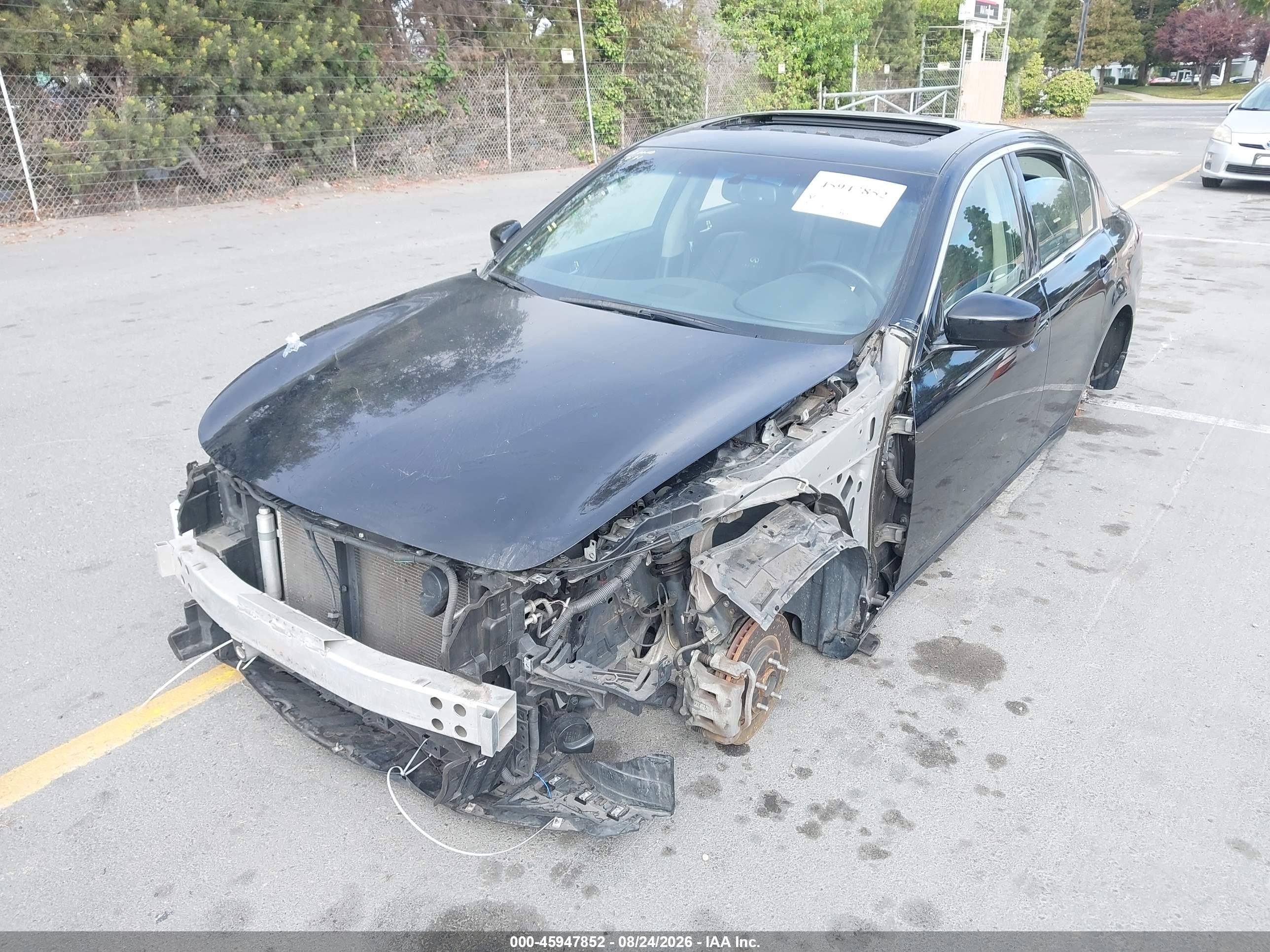 2013 Infiniti G37 Journey Черный vin: JN1CV6AP0DM717626