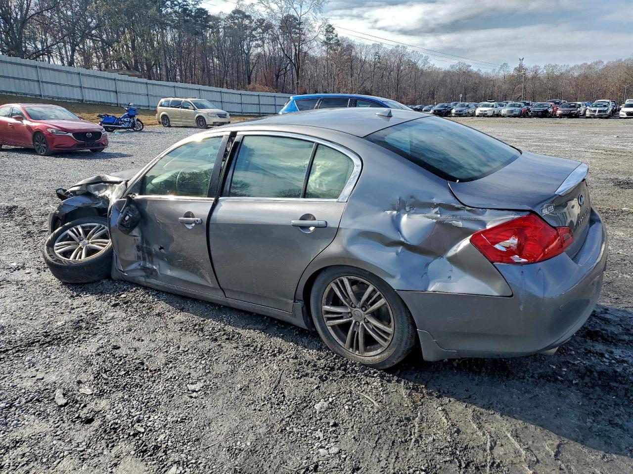 2013 Infiniti G37 Sedan Journey Gray vin: JN1CV6AP0DM718629
