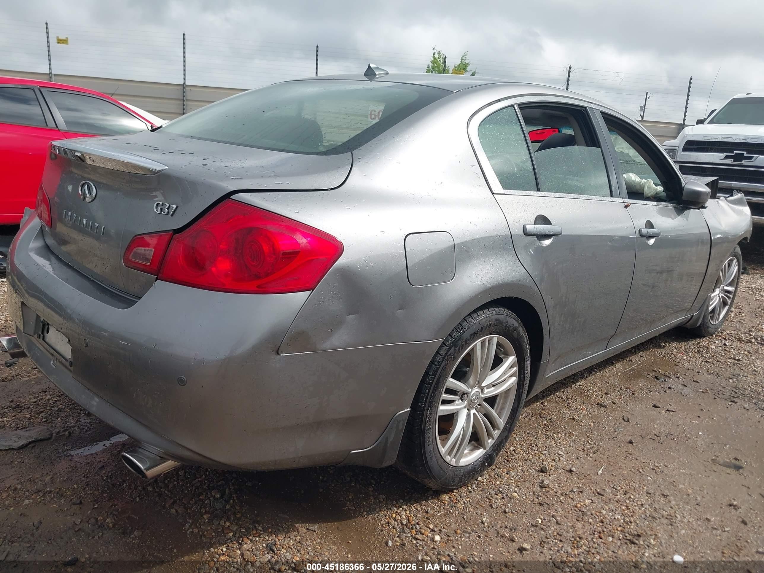 2013 Infiniti G37 Journey Gray vin: JN1CV6AP0DM722261