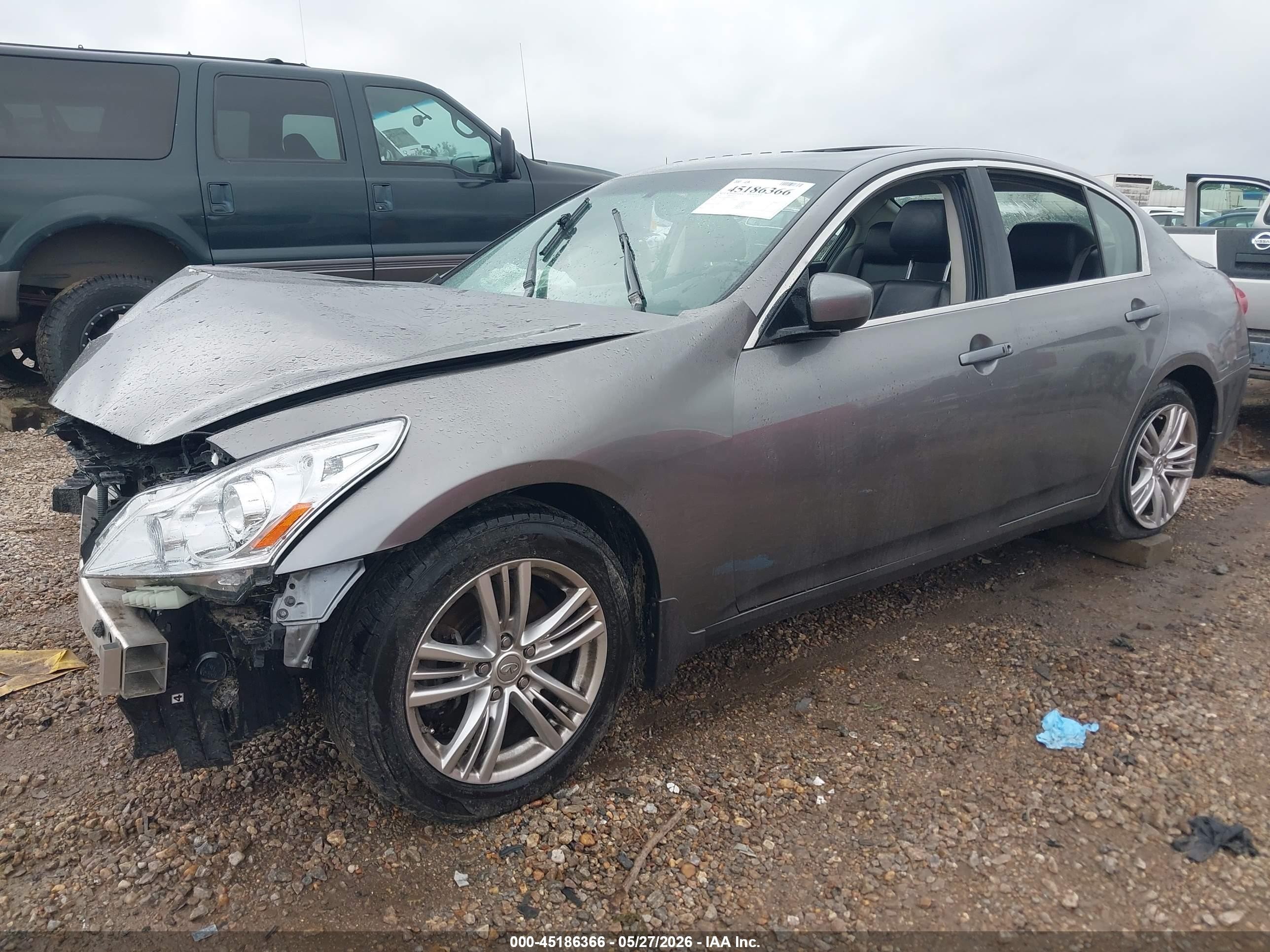 2013 Infiniti G37 Journey Gray vin: JN1CV6AP0DM722261