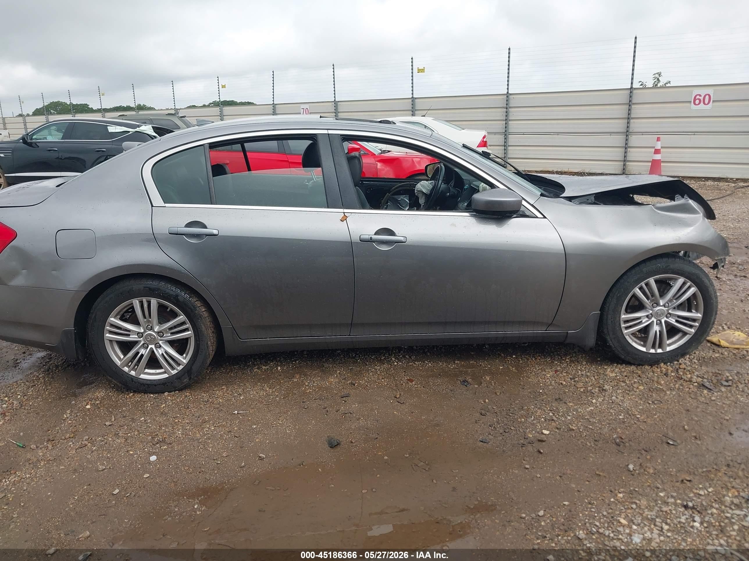 2013 Infiniti G37 Journey Gray vin: JN1CV6AP0DM722261