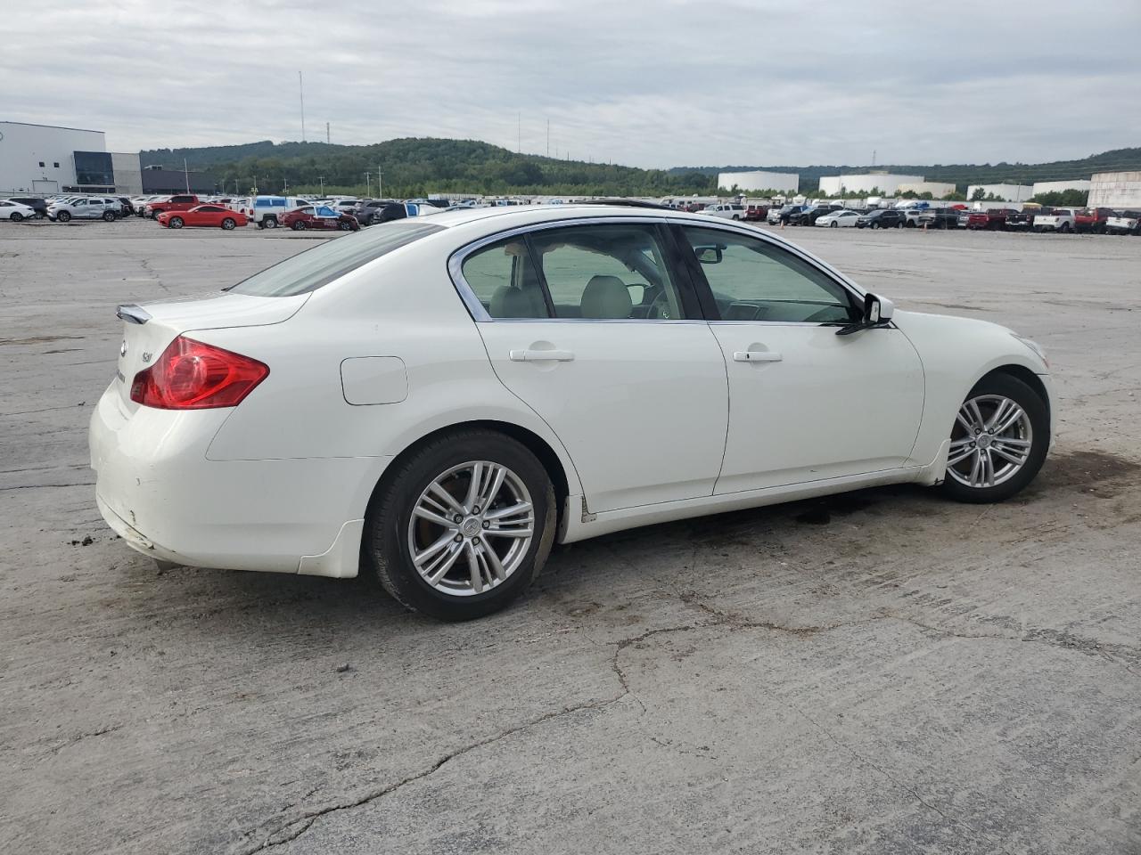 2013 Infiniti G37 Sedan Journey White vin: JN1CV6AP0DM726598