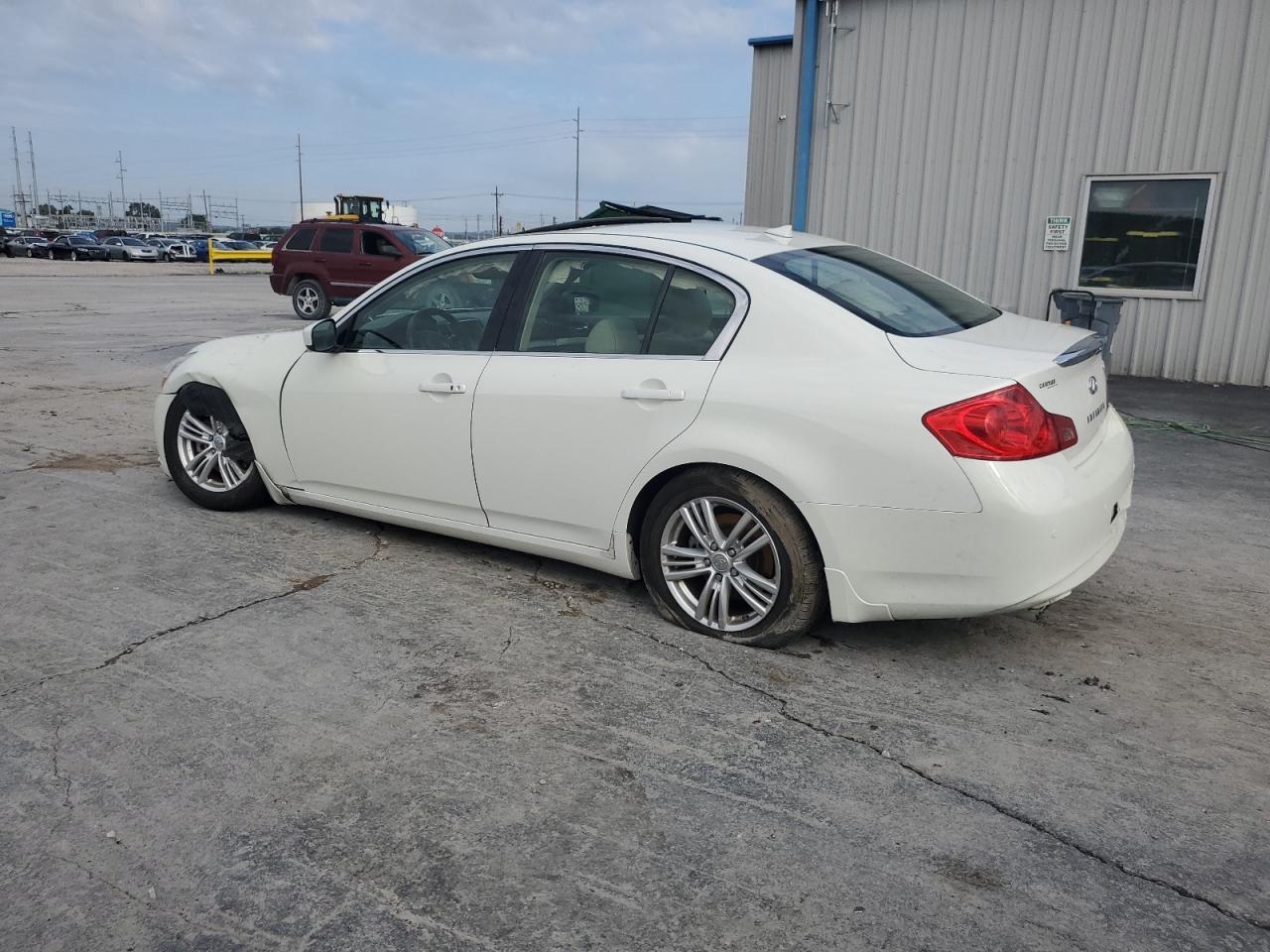 2013 Infiniti G37 Sedan Journey White vin: JN1CV6AP0DM726598
