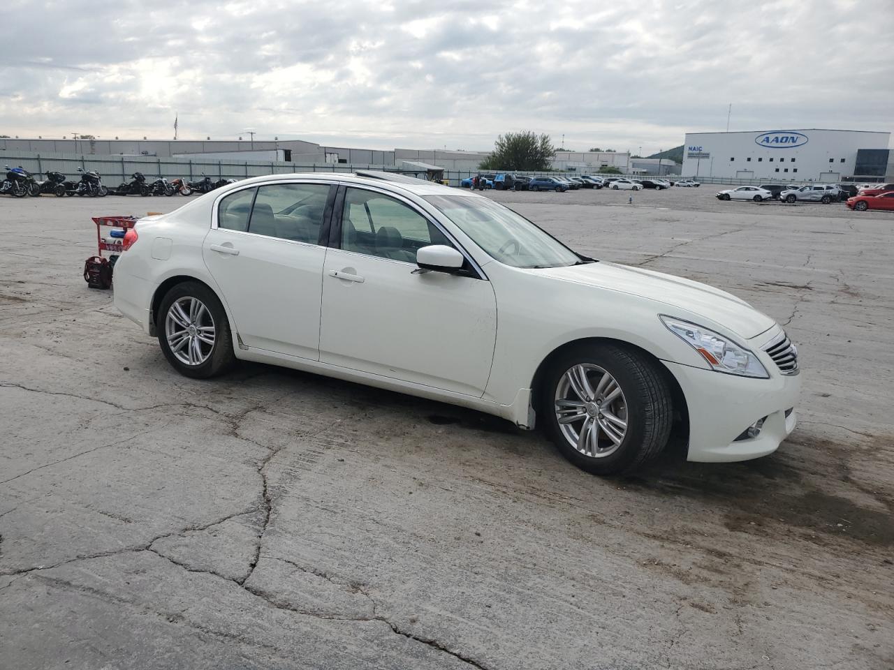 2013 Infiniti G37 Sedan Journey White vin: JN1CV6AP0DM726598