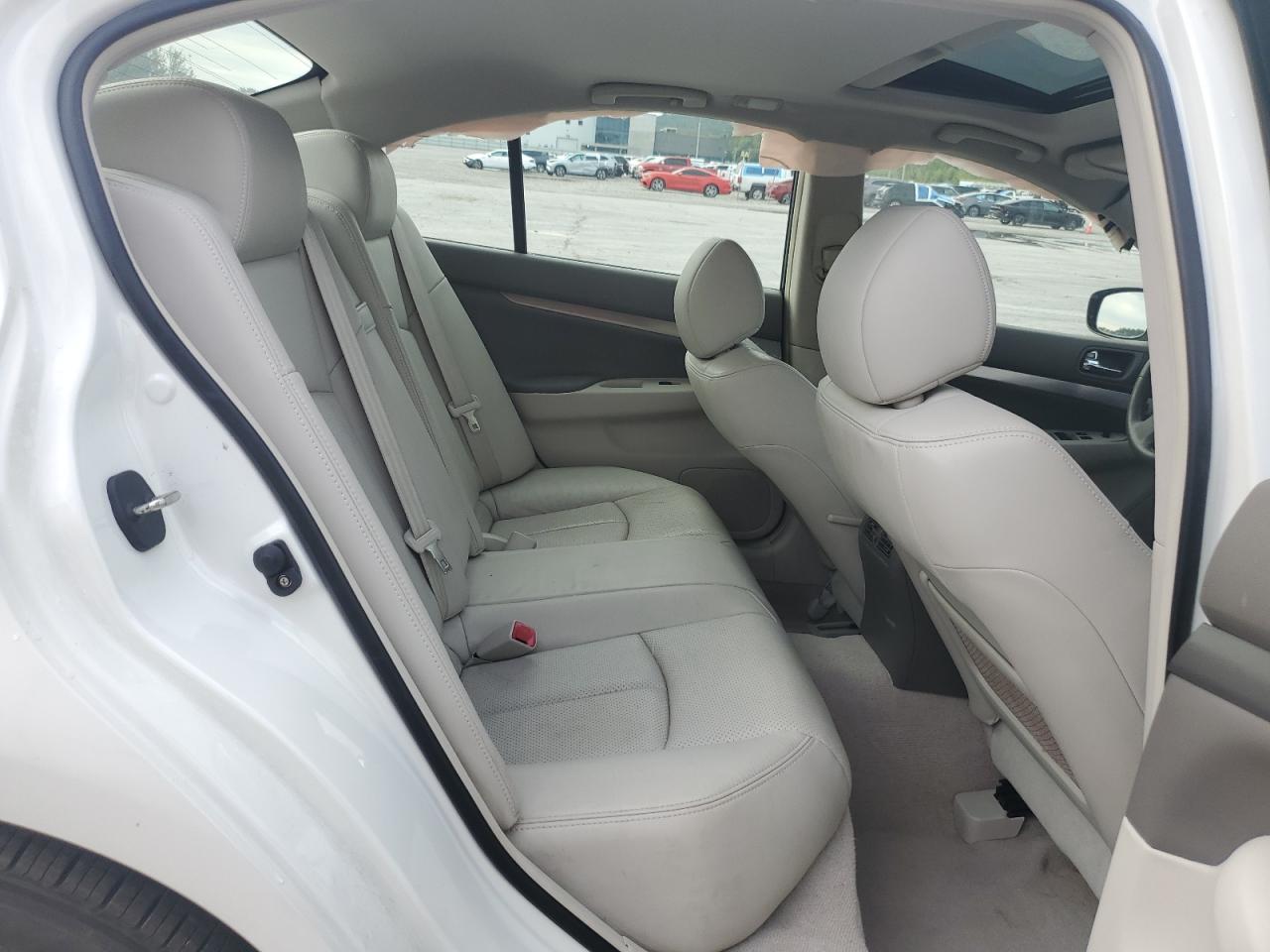 2013 Infiniti G37 Sedan Journey White vin: JN1CV6AP0DM726598