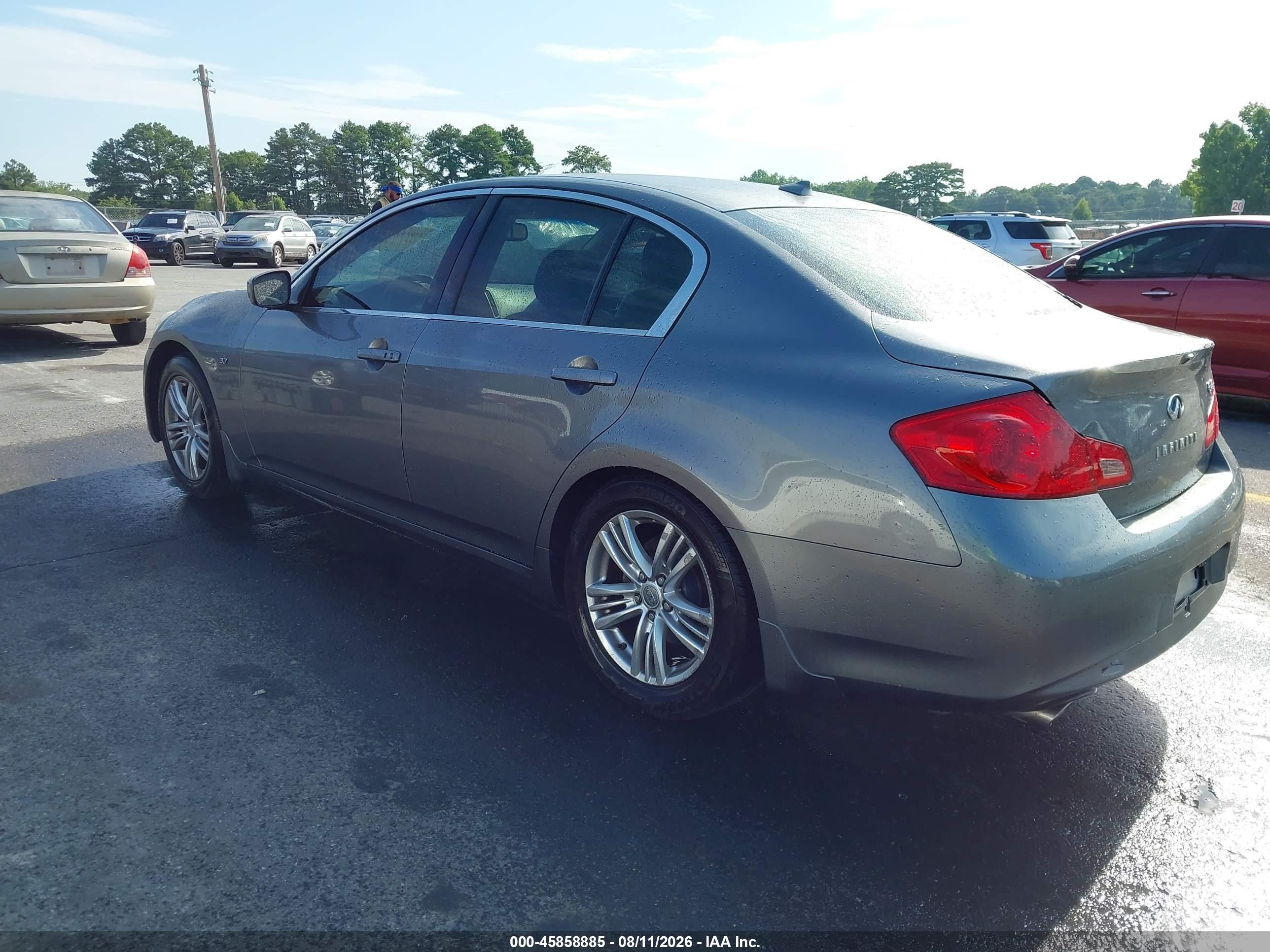 2015 Infiniti Q40   Gray vin: JN1CV6AP0FM501326