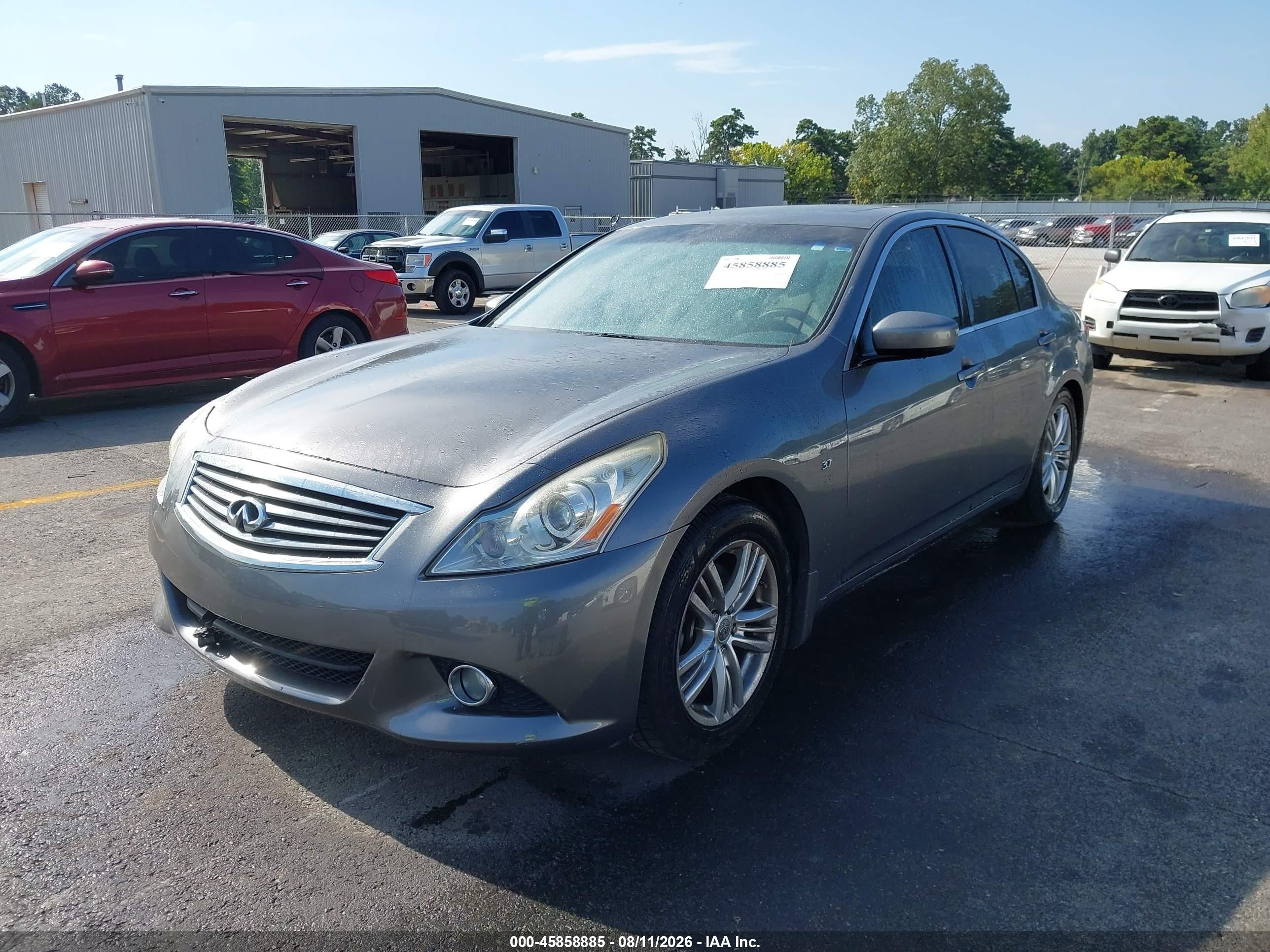 2015 Infiniti Q40   Gray vin: JN1CV6AP0FM501326