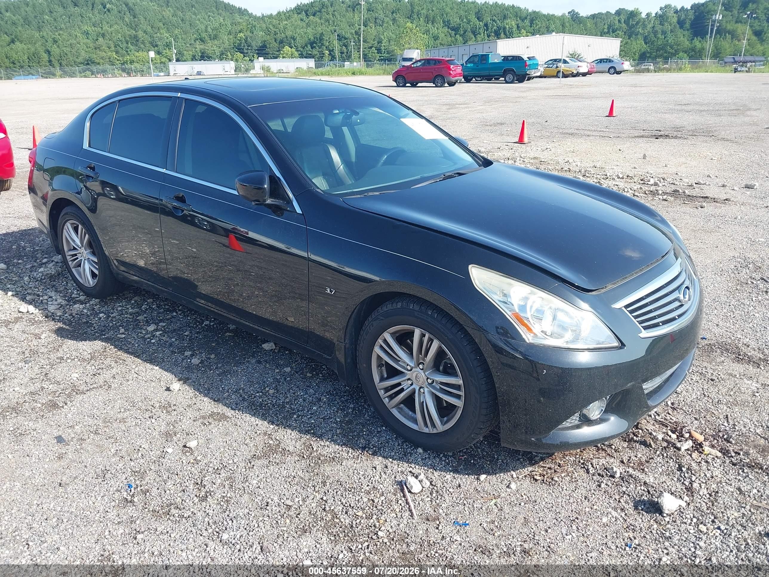 2015 Infiniti Q40   Black vin: JN1CV6AP0FM501892