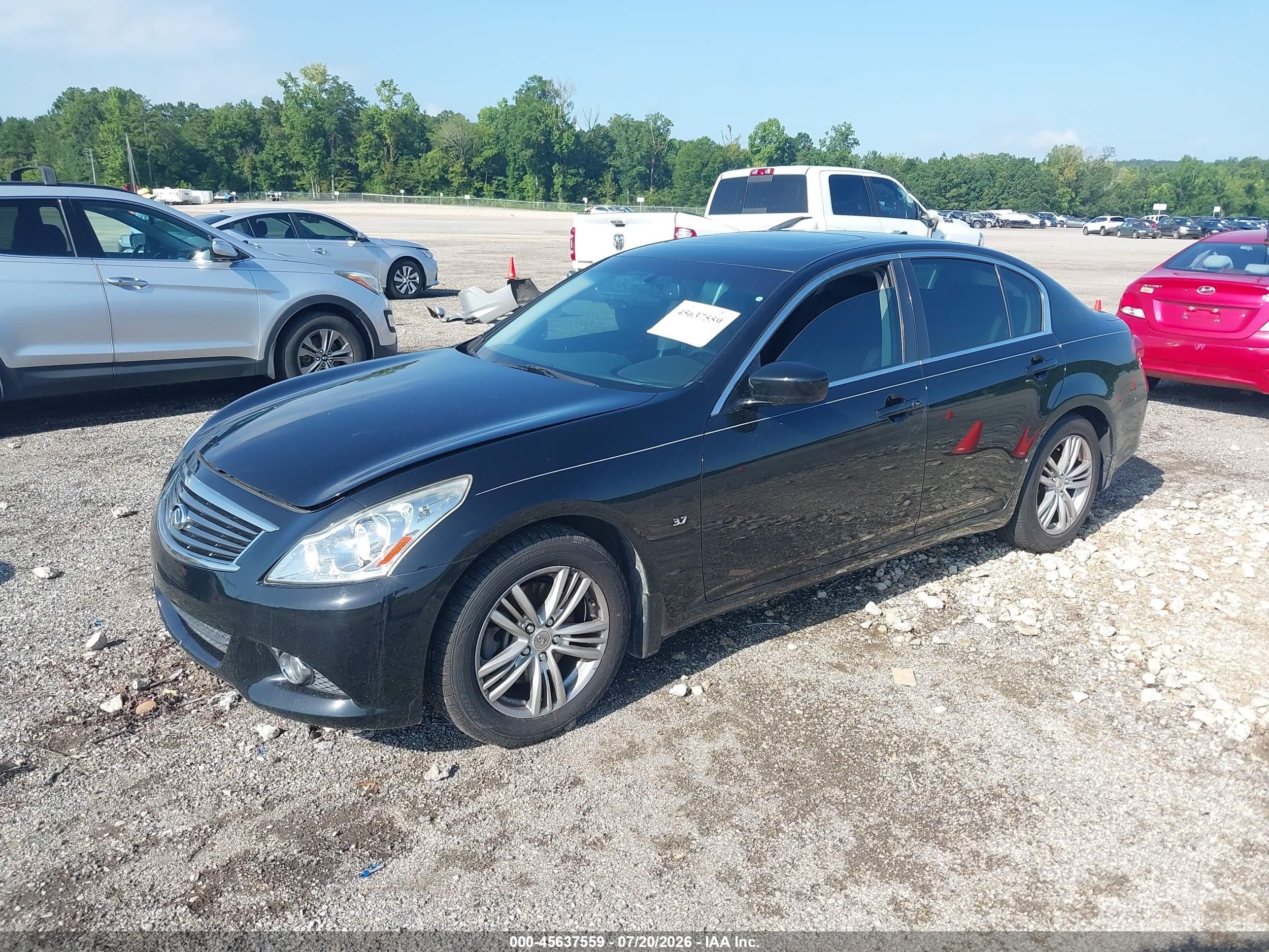 2015 Infiniti Q40   Black vin: JN1CV6AP0FM501892