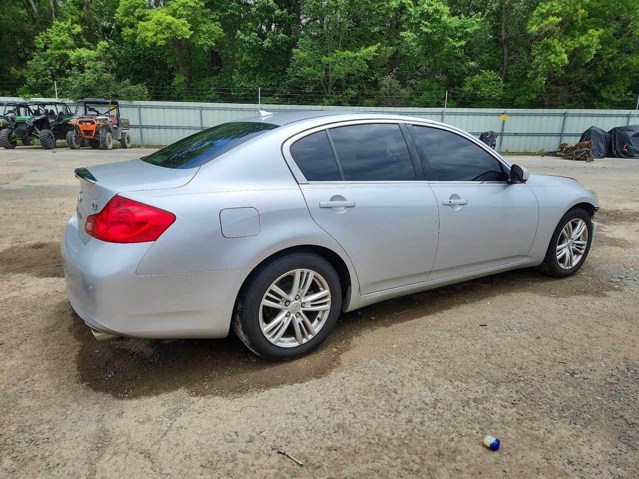 2010 Infiniti G37 Sedan Base Silver vin: JN1CV6AP1AM402913