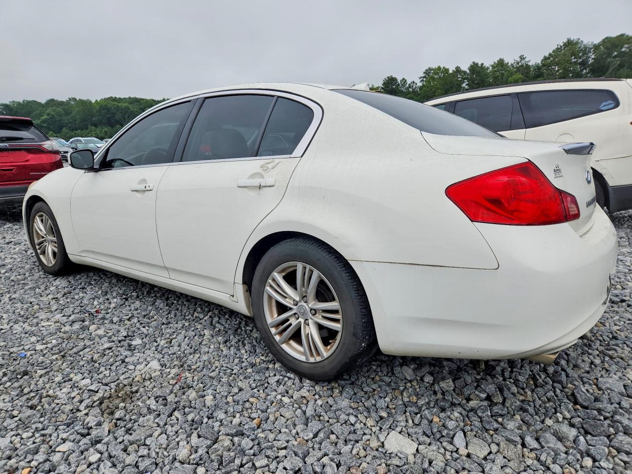 2010 Infiniti G37 Sedan Base White vin: JN1CV6AP1AM406041
