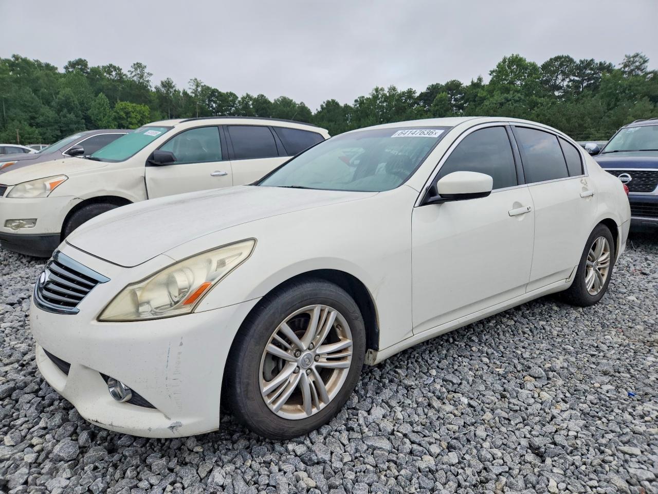 2010 Infiniti G37 Sedan Base White vin: JN1CV6AP1AM406041
