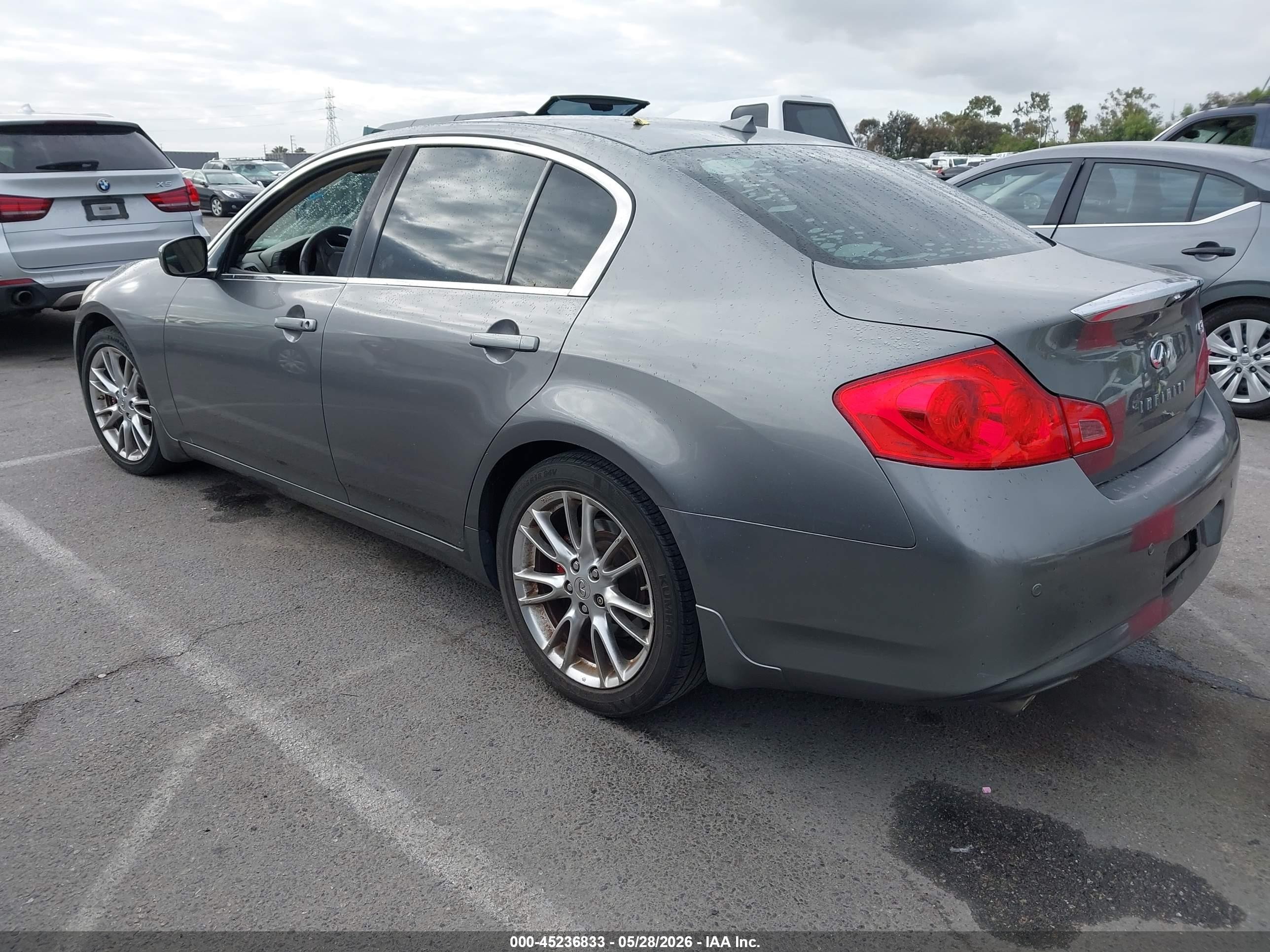 2011 Infiniti G37 Journey Gray vin: JN1CV6AP1BM500325