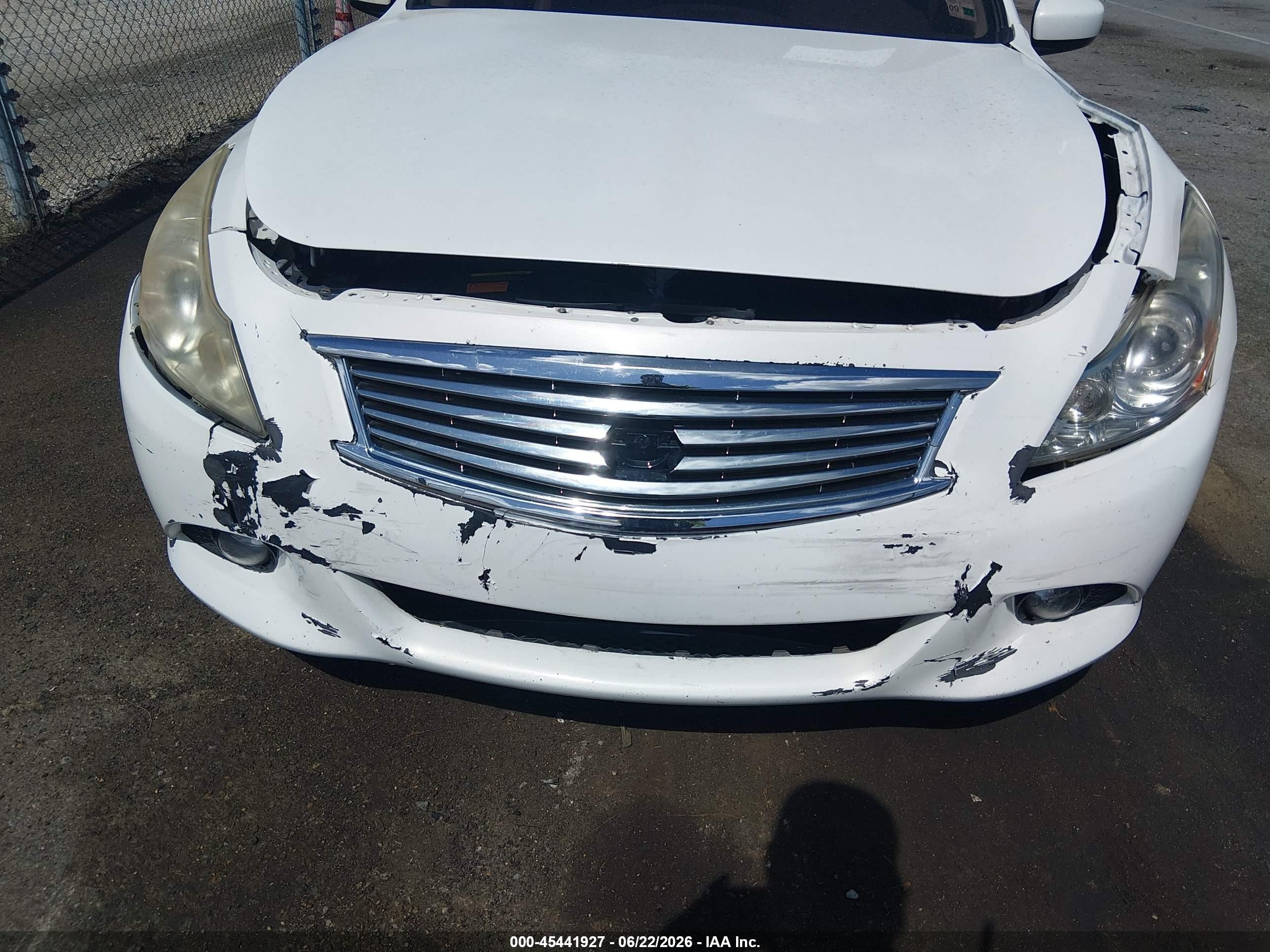 2011 Infiniti G37 Journey White vin: JN1CV6AP1BM506058