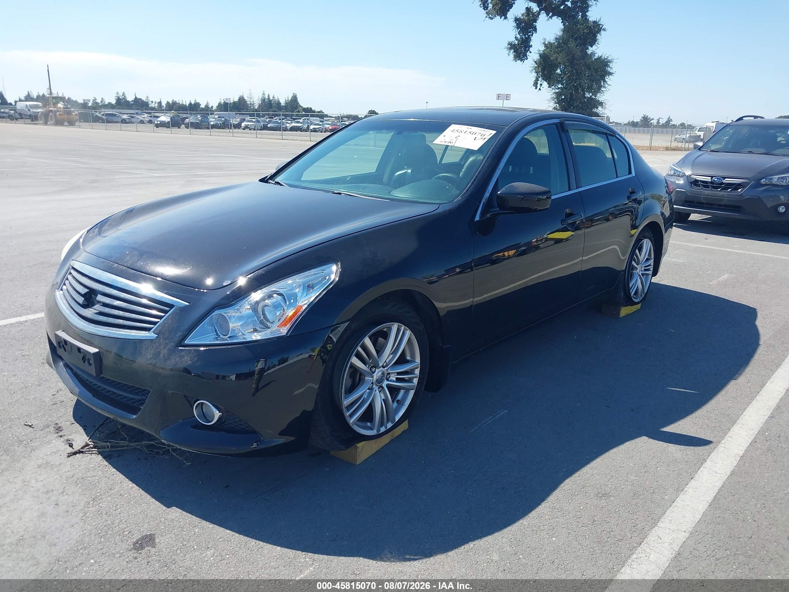 2011 Infiniti G37 Journey Black vin: JN1CV6AP1BM509526