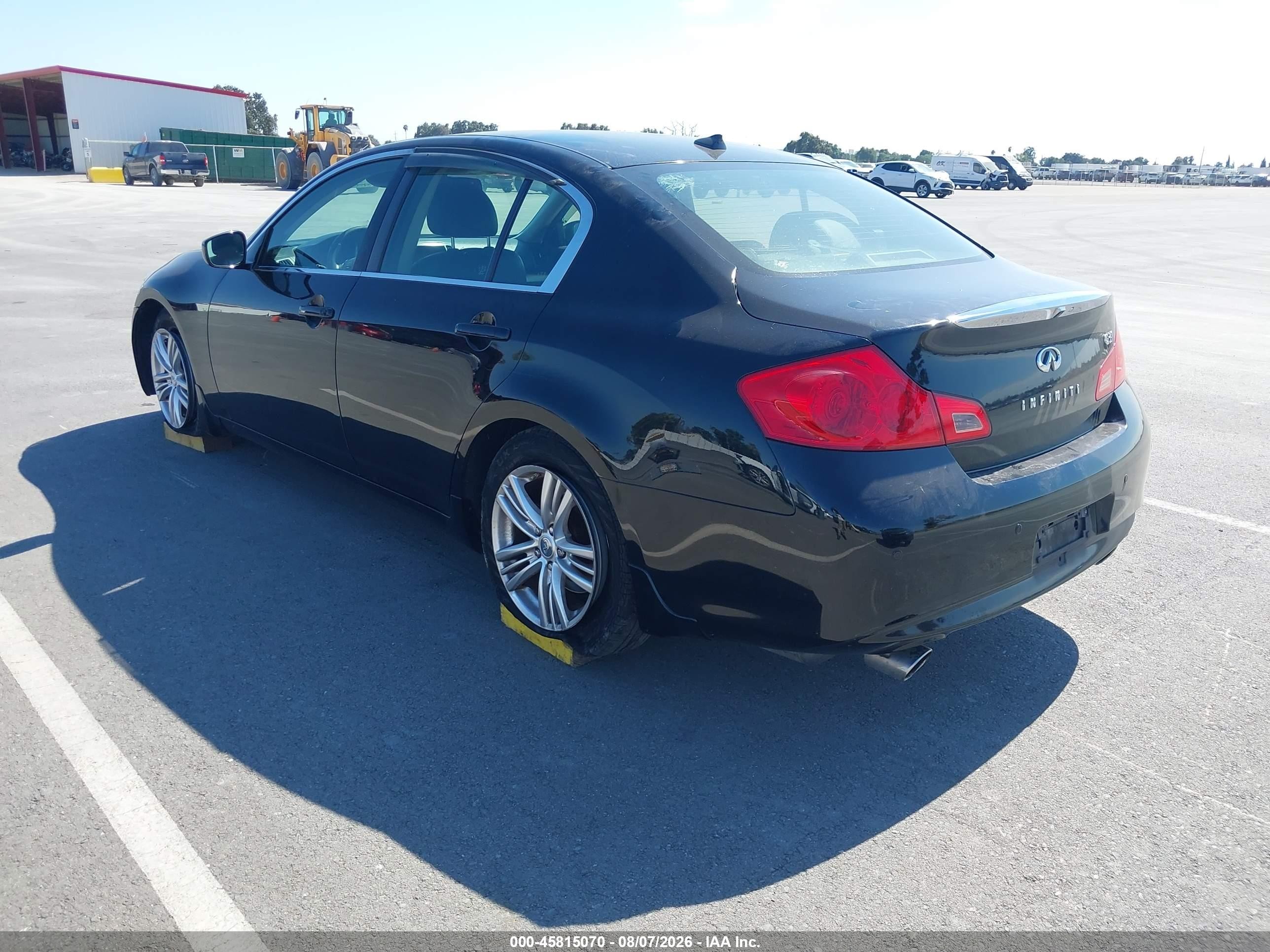 2011 Infiniti G37 Journey Black vin: JN1CV6AP1BM509526