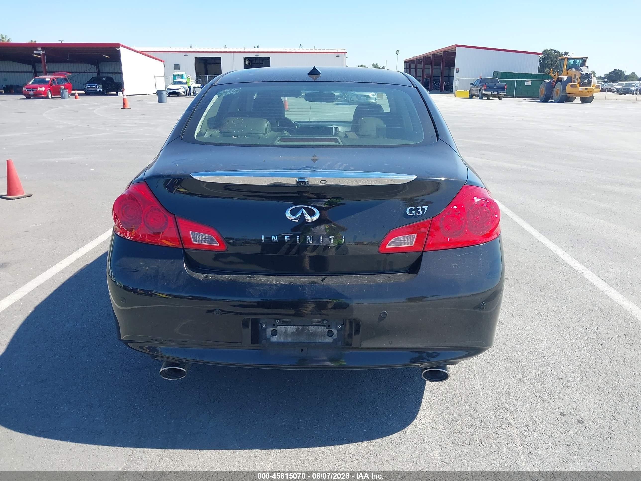 2011 Infiniti G37 Journey Black vin: JN1CV6AP1BM509526