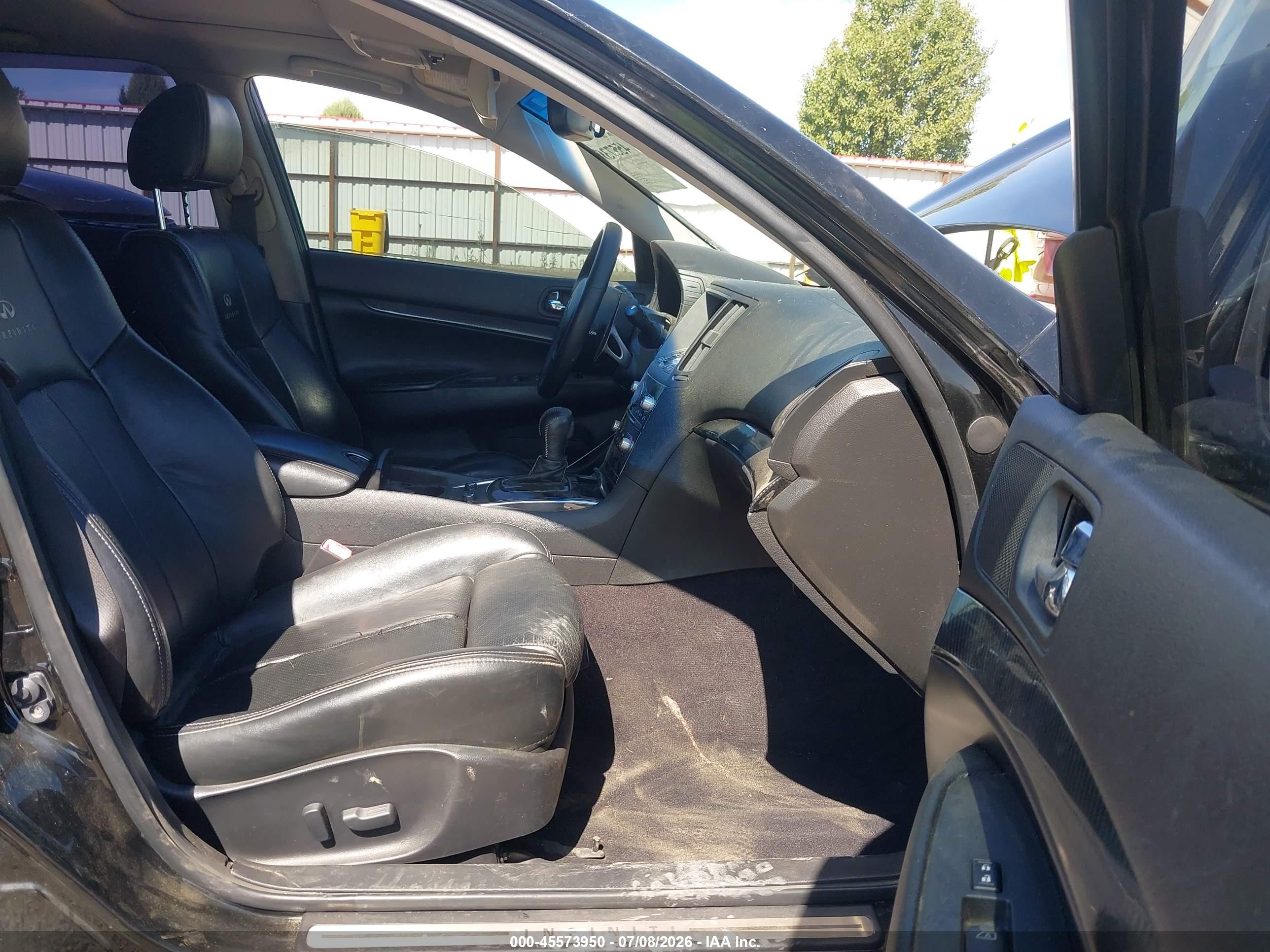 2012 Infiniti G37 Limited Edition Black vin: JN1CV6AP1CM620661