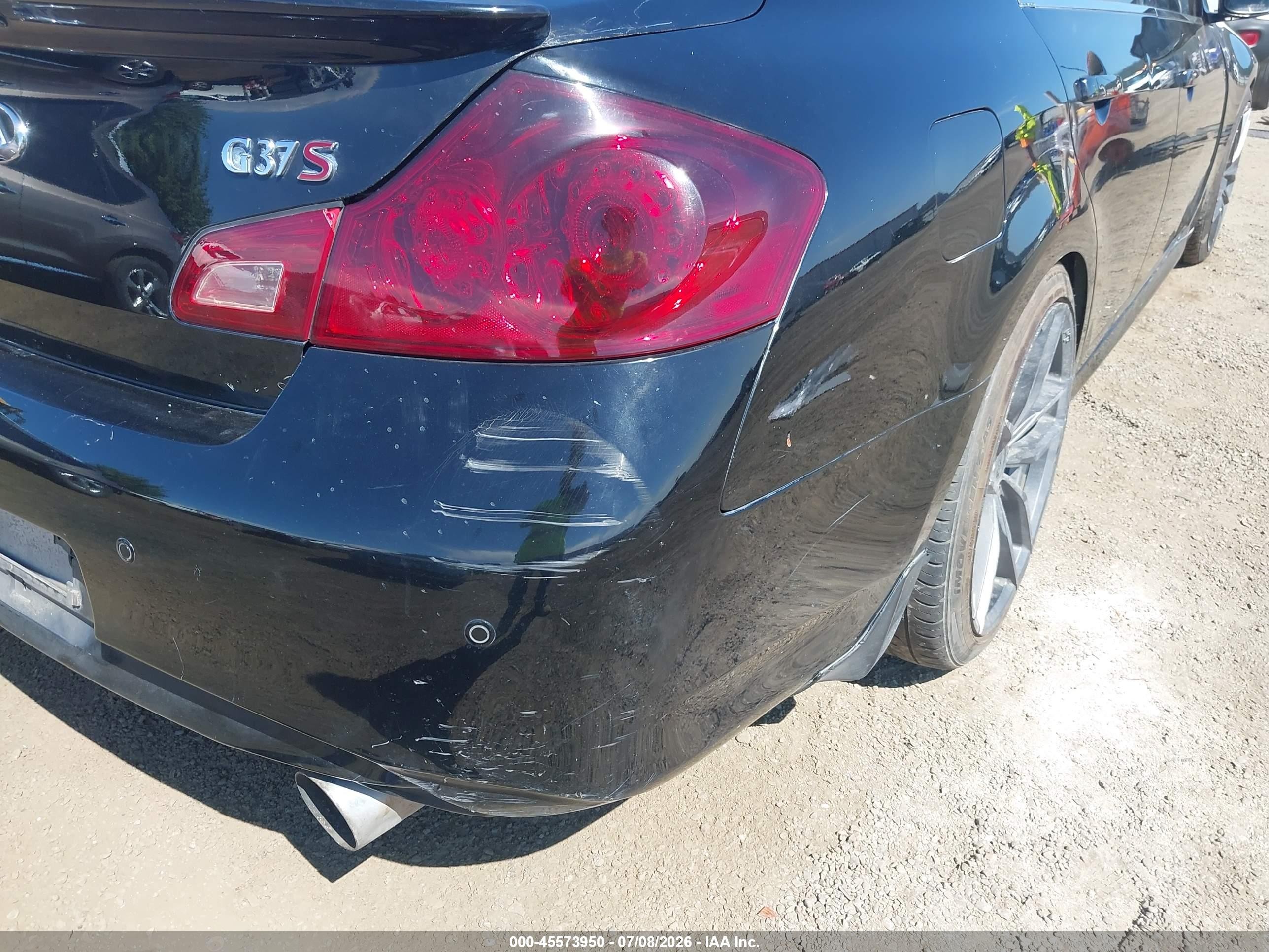 2012 Infiniti G37 Limited Edition Black vin: JN1CV6AP1CM620661