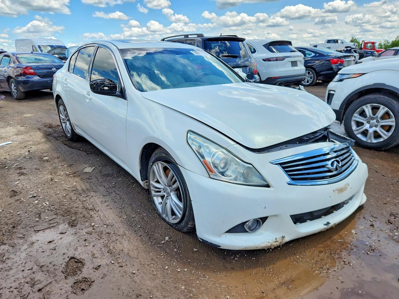 2012 Infiniti G37 Sedan Journey White vin: JN1CV6AP1CM626234