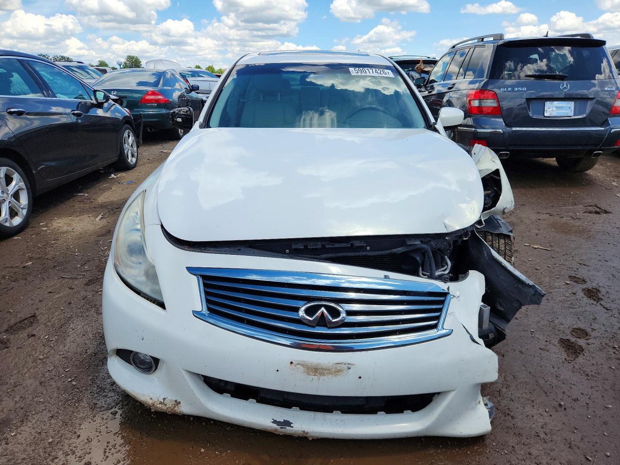 2012 Infiniti G37 Sedan Journey White vin: JN1CV6AP1CM626234