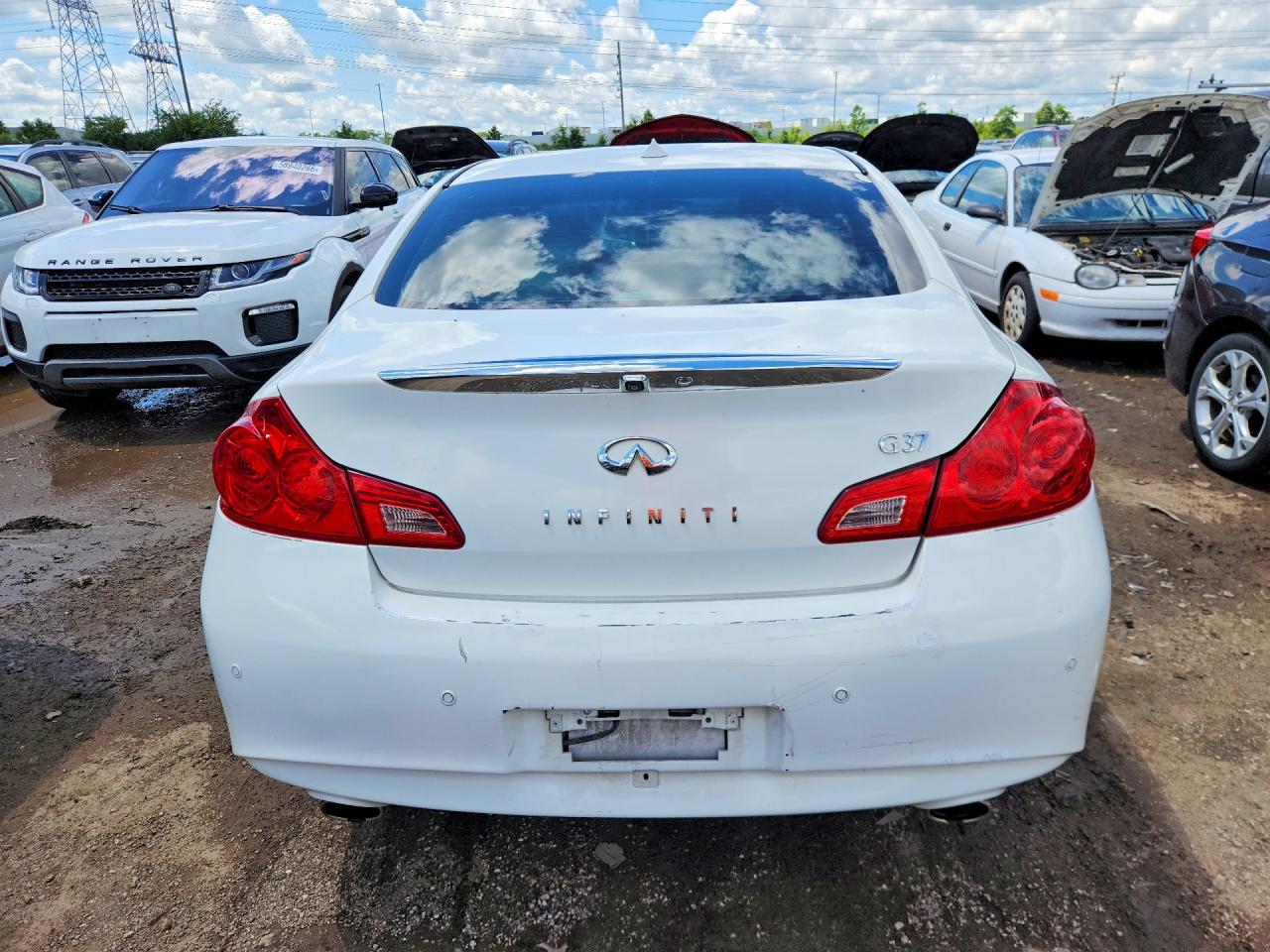 2012 Infiniti G37 Sedan Journey White vin: JN1CV6AP1CM626234