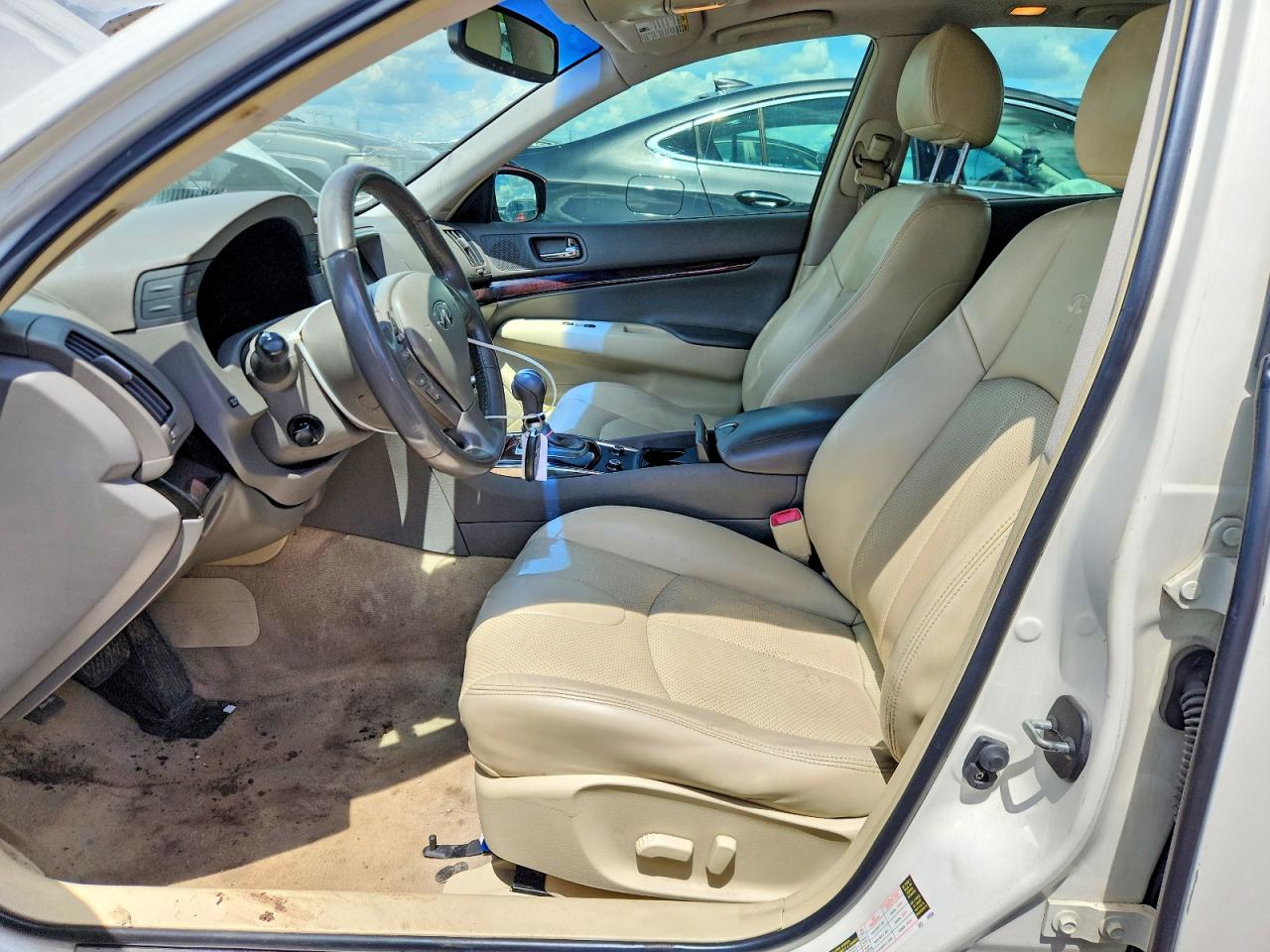 2012 Infiniti G37 Sedan Journey White vin: JN1CV6AP1CM626234