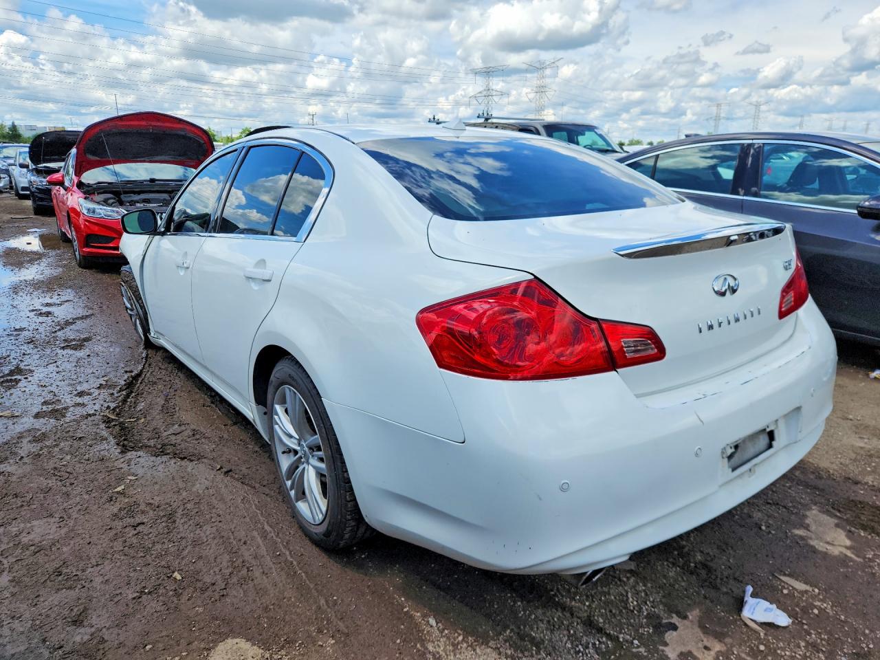 2012 Infiniti G37 Sedan Journey White vin: JN1CV6AP1CM626234
