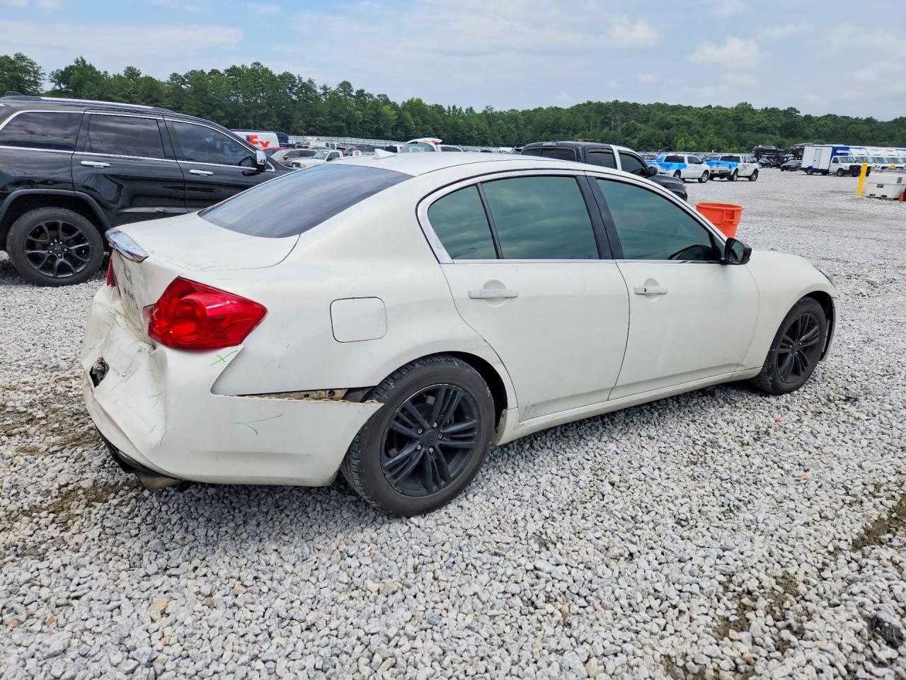 2012 Infiniti G37 Sedan Journey White vin: JN1CV6AP1CM628419