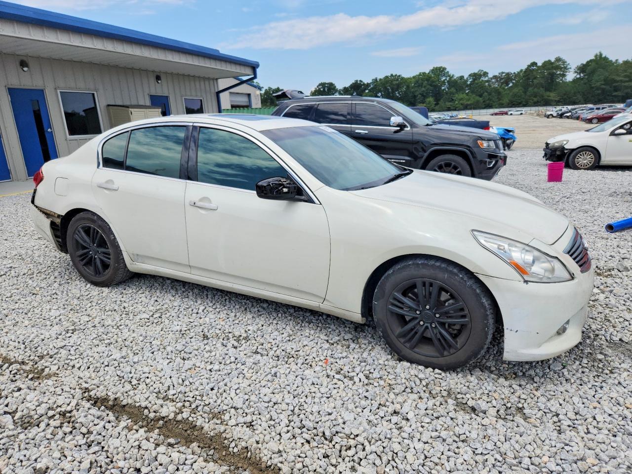 2012 Infiniti G37 Sedan Journey White vin: JN1CV6AP1CM628419