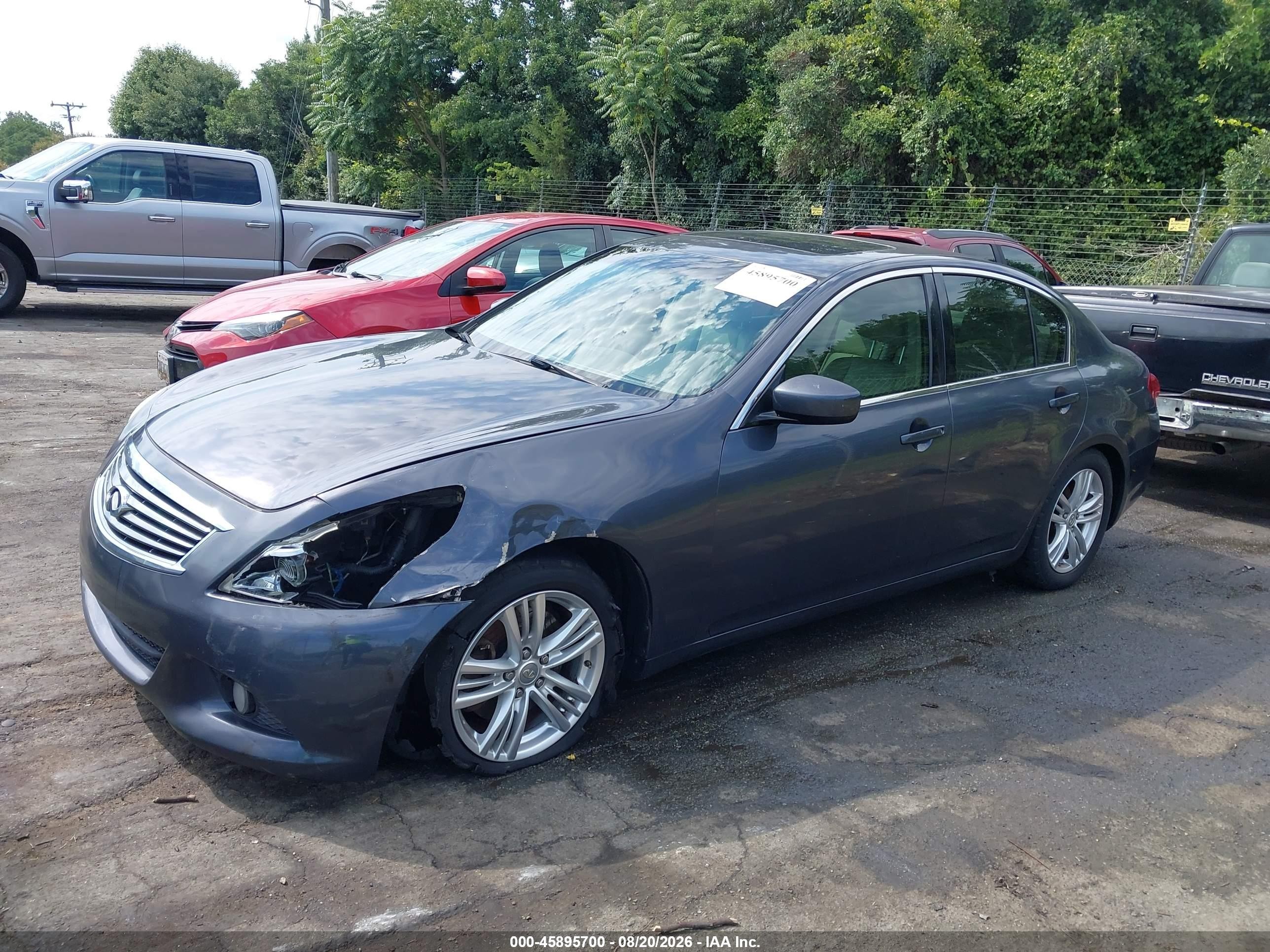 2012 Infiniti G37 Journey Gray vin: JN1CV6AP1CM930339