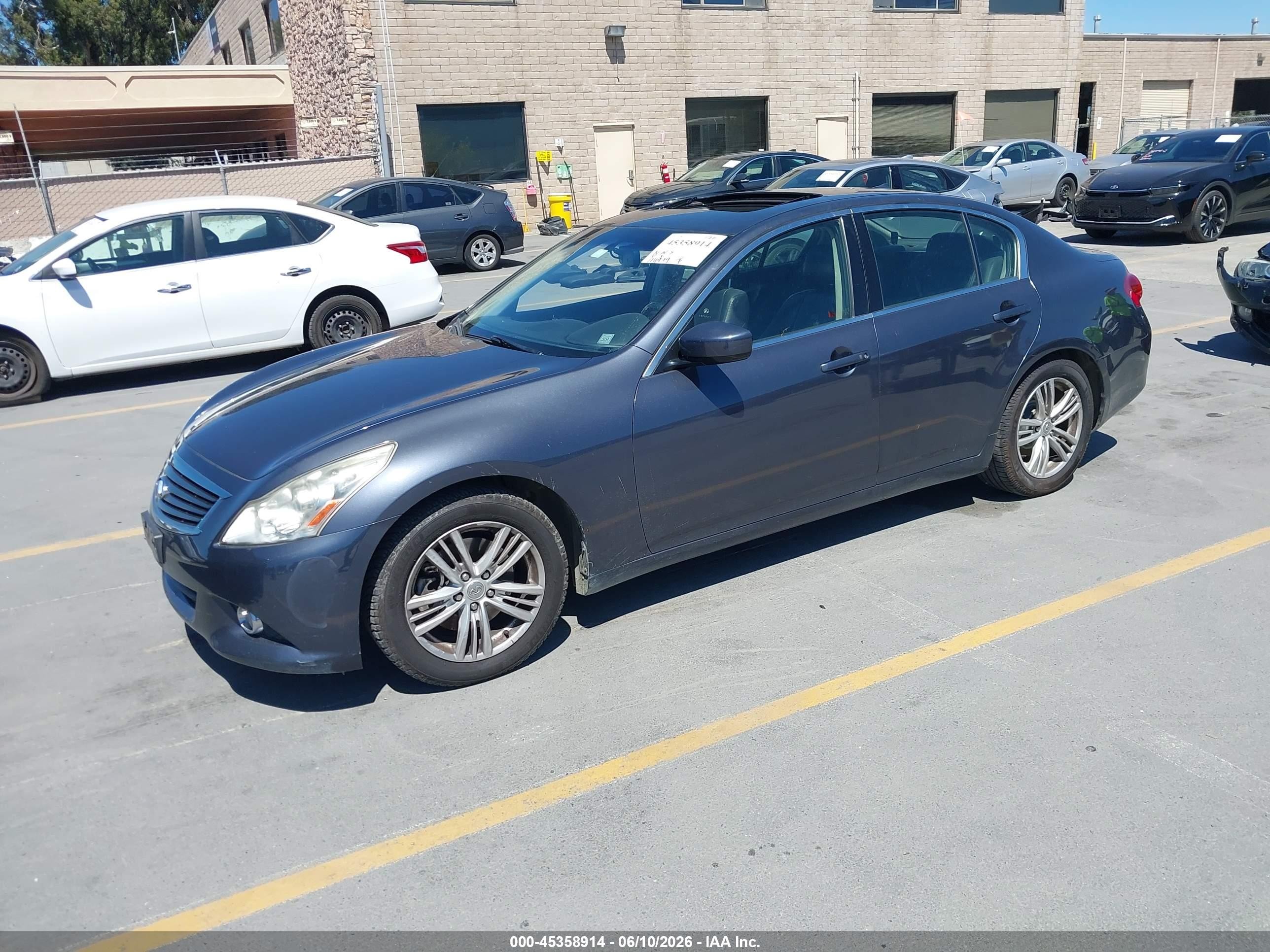 2012 Infiniti G37 Journey Gray vin: JN1CV6AP1CM930535