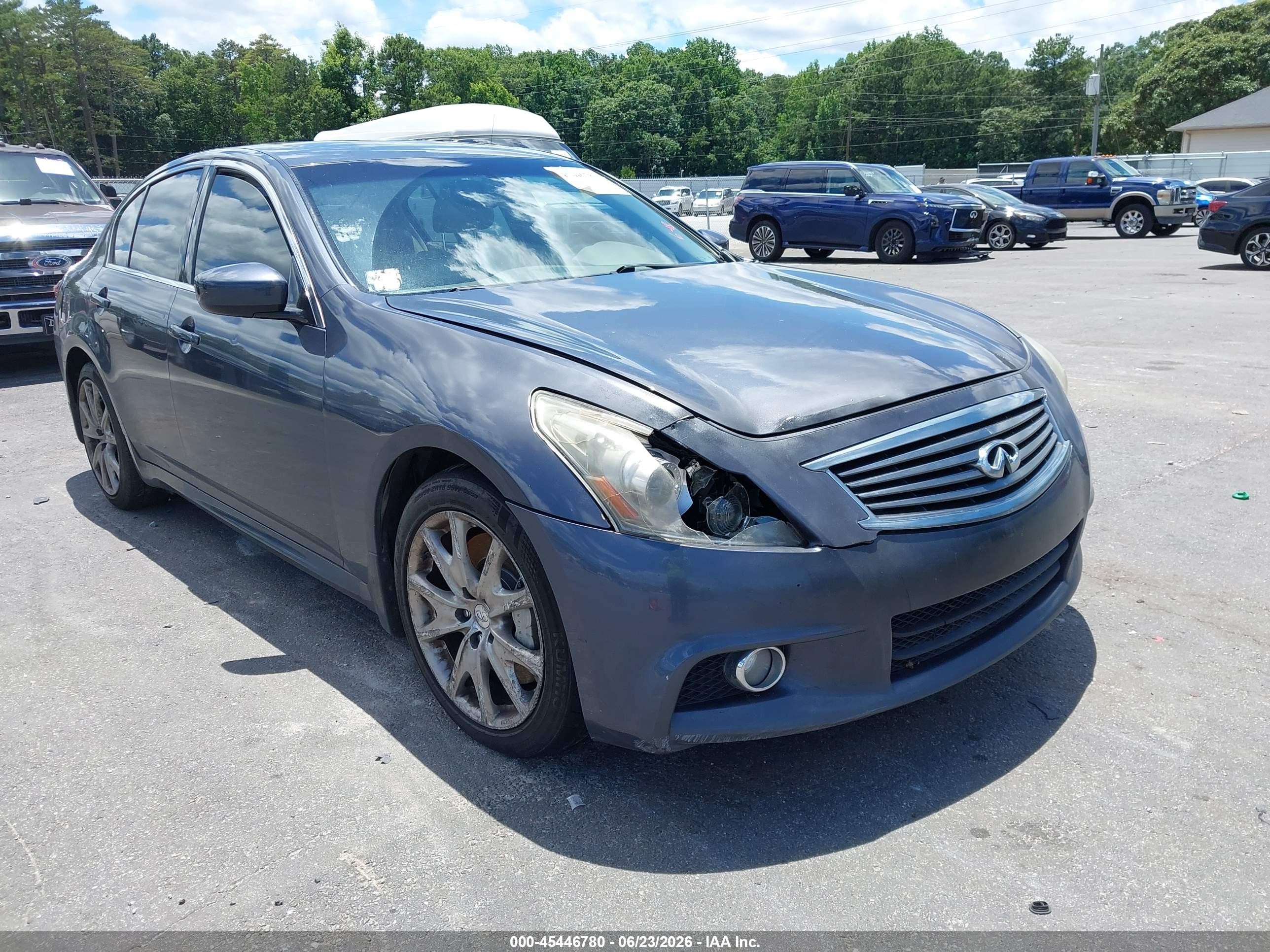 2012 Infiniti G37 Journey Gray vin: JN1CV6AP1CM930809