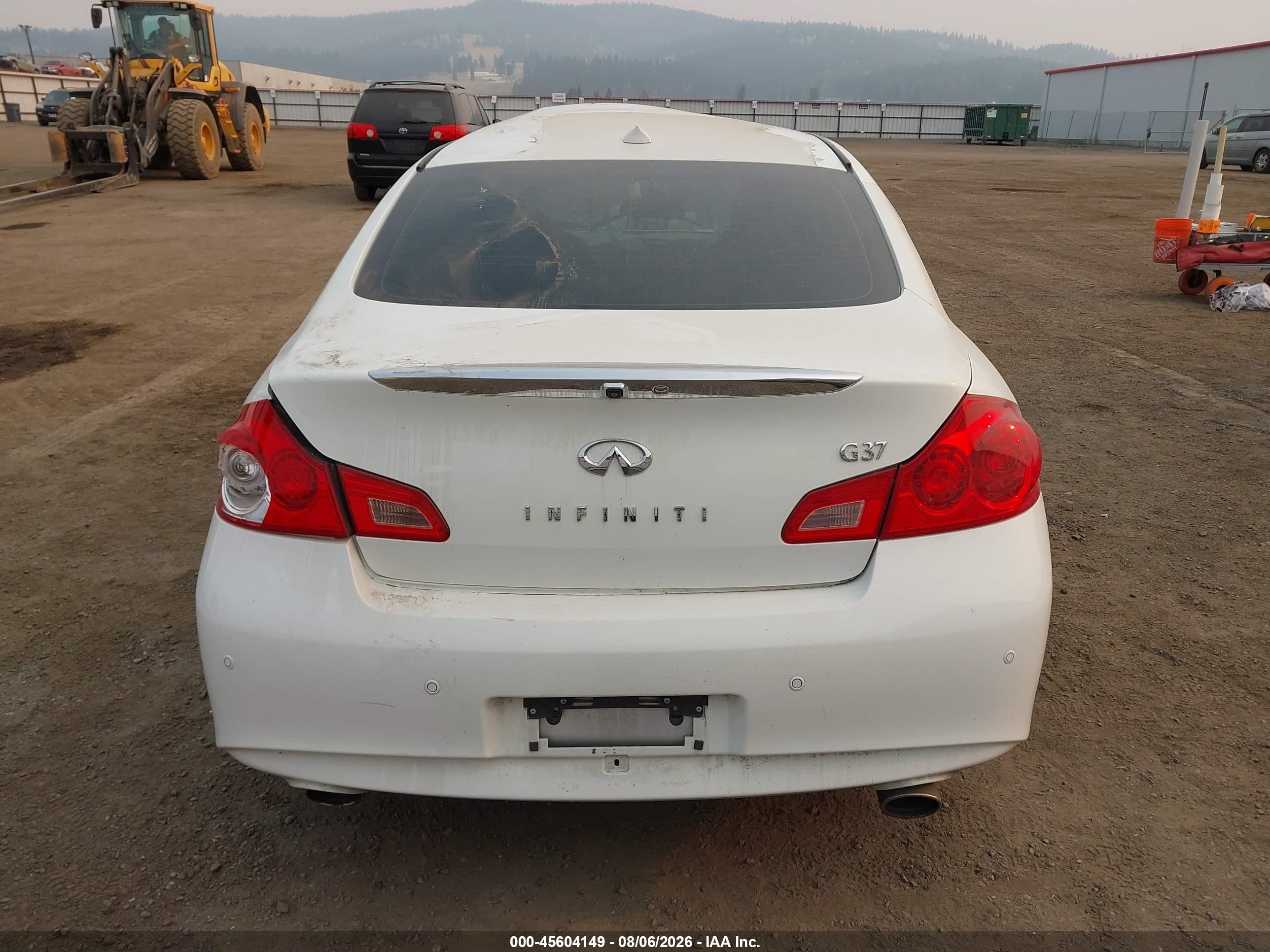 2012 Infiniti G37 Journey White vin: JN1CV6AP1CM935816