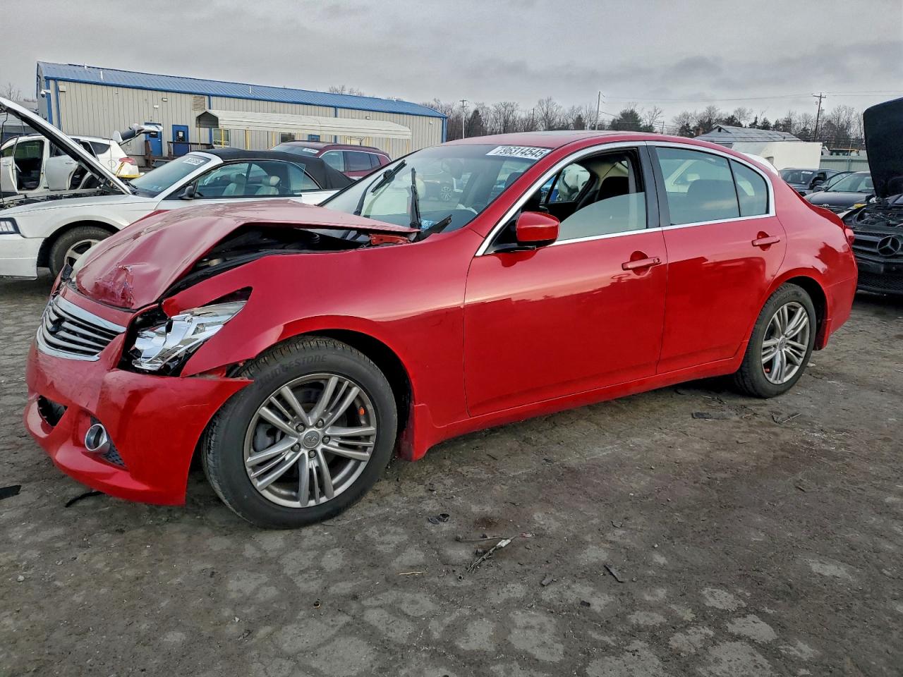 2013 Infiniti G37 Journey Red vin: JN1CV6AP1DM303643