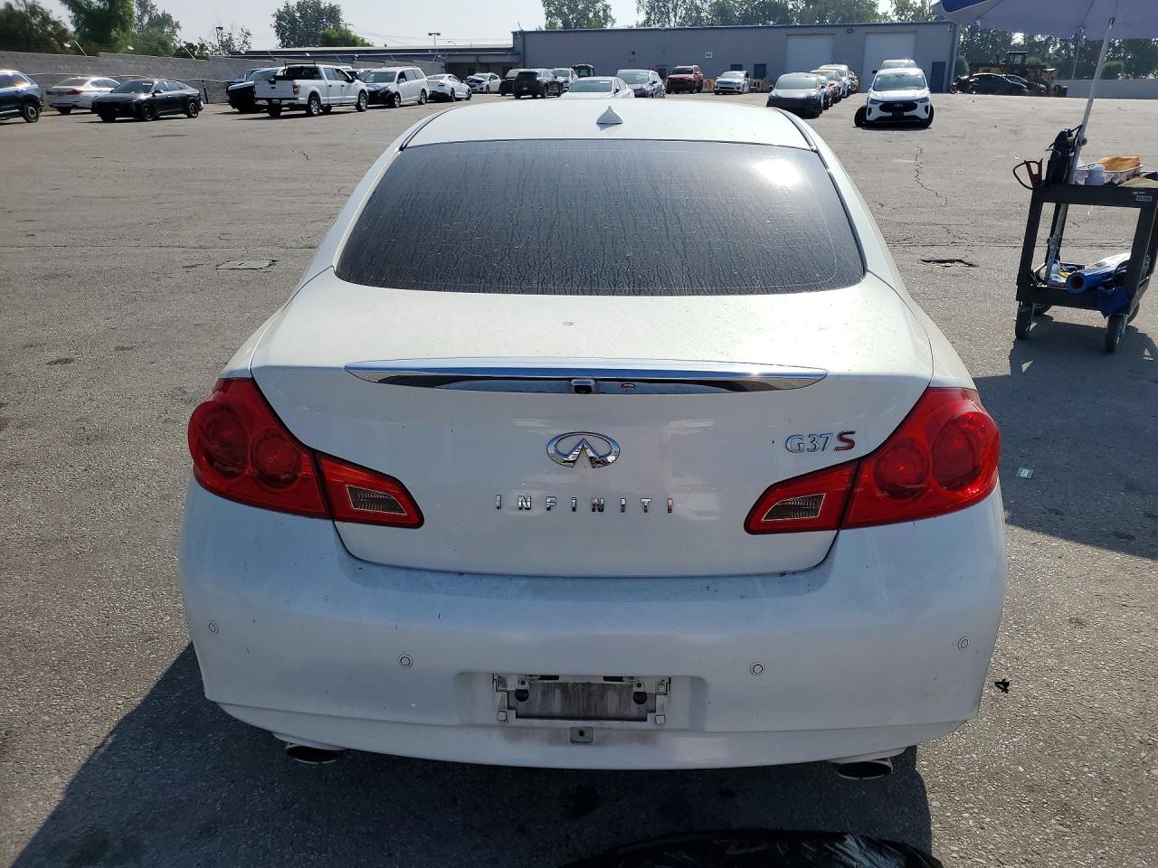 2013 Infiniti G37 Sedan Journey Белый vin: JN1CV6AP1DM711320