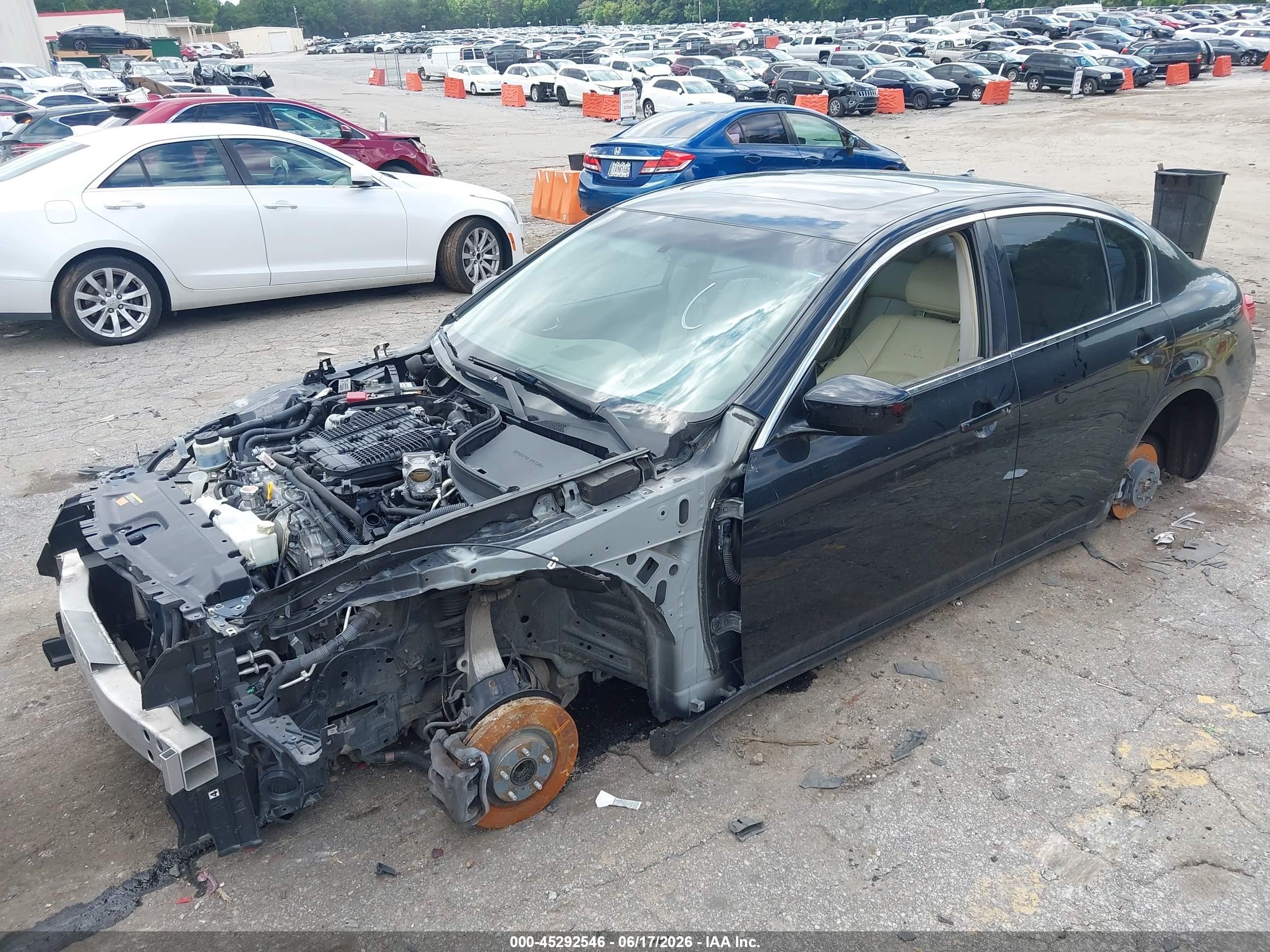 2013 Infiniti G37 Journey Черный vin: JN1CV6AP1DM720020