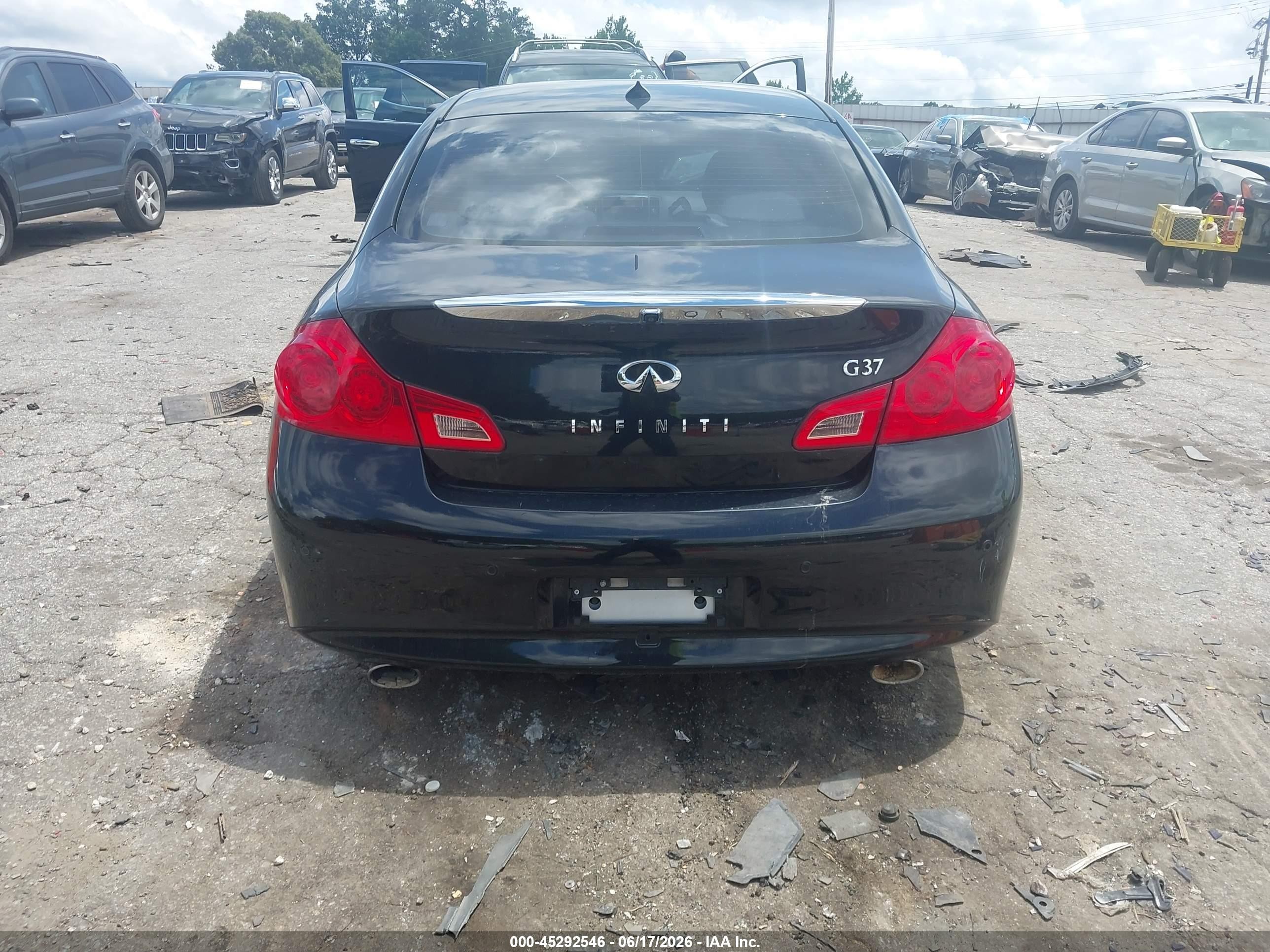 2013 Infiniti G37 Journey Черный vin: JN1CV6AP1DM720020