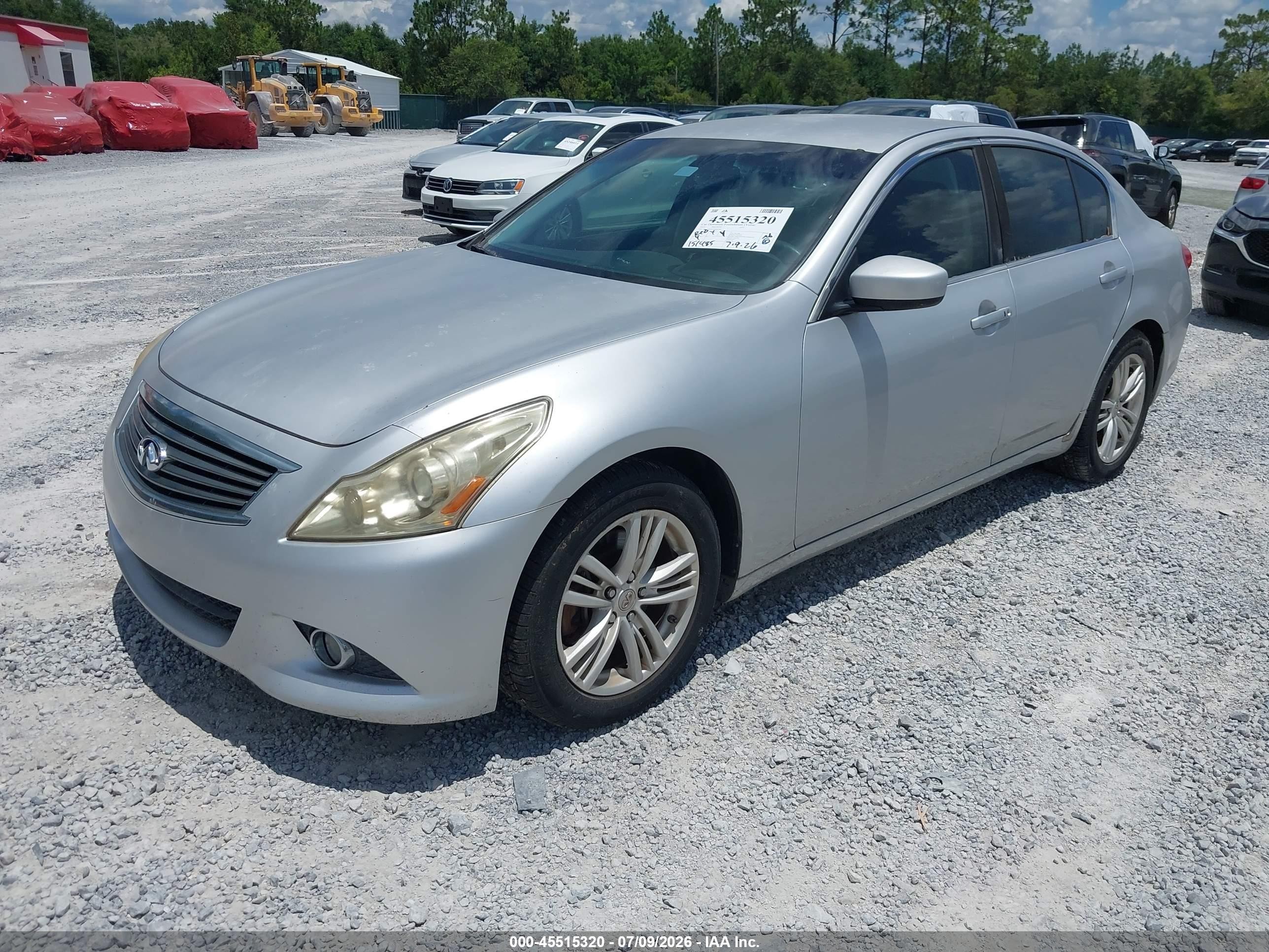 2010 Infiniti G37 Journey Silver vin: JN1CV6AP2AM402564