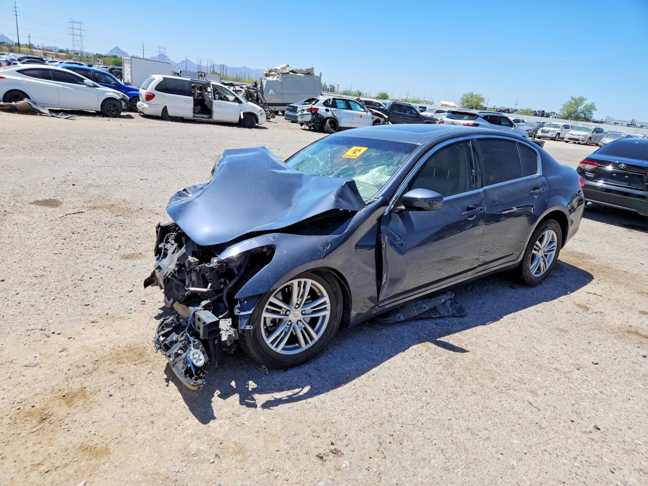 2011 Infiniti G37 Sedan Journey Charcoal vin: JN1CV6AP2BM300795