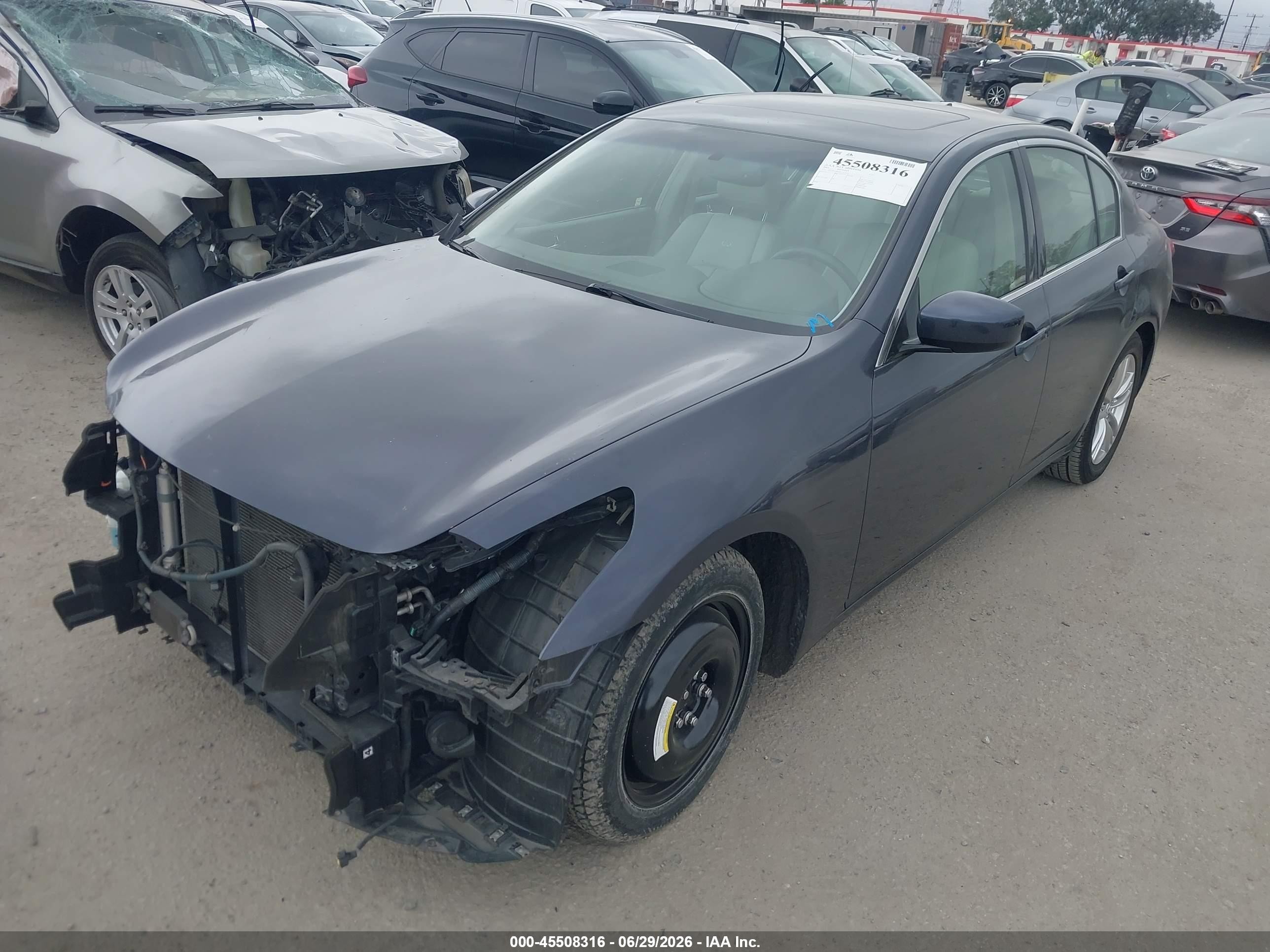 2011 Infiniti G37 Journey Gray vin: JN1CV6AP2BM303020