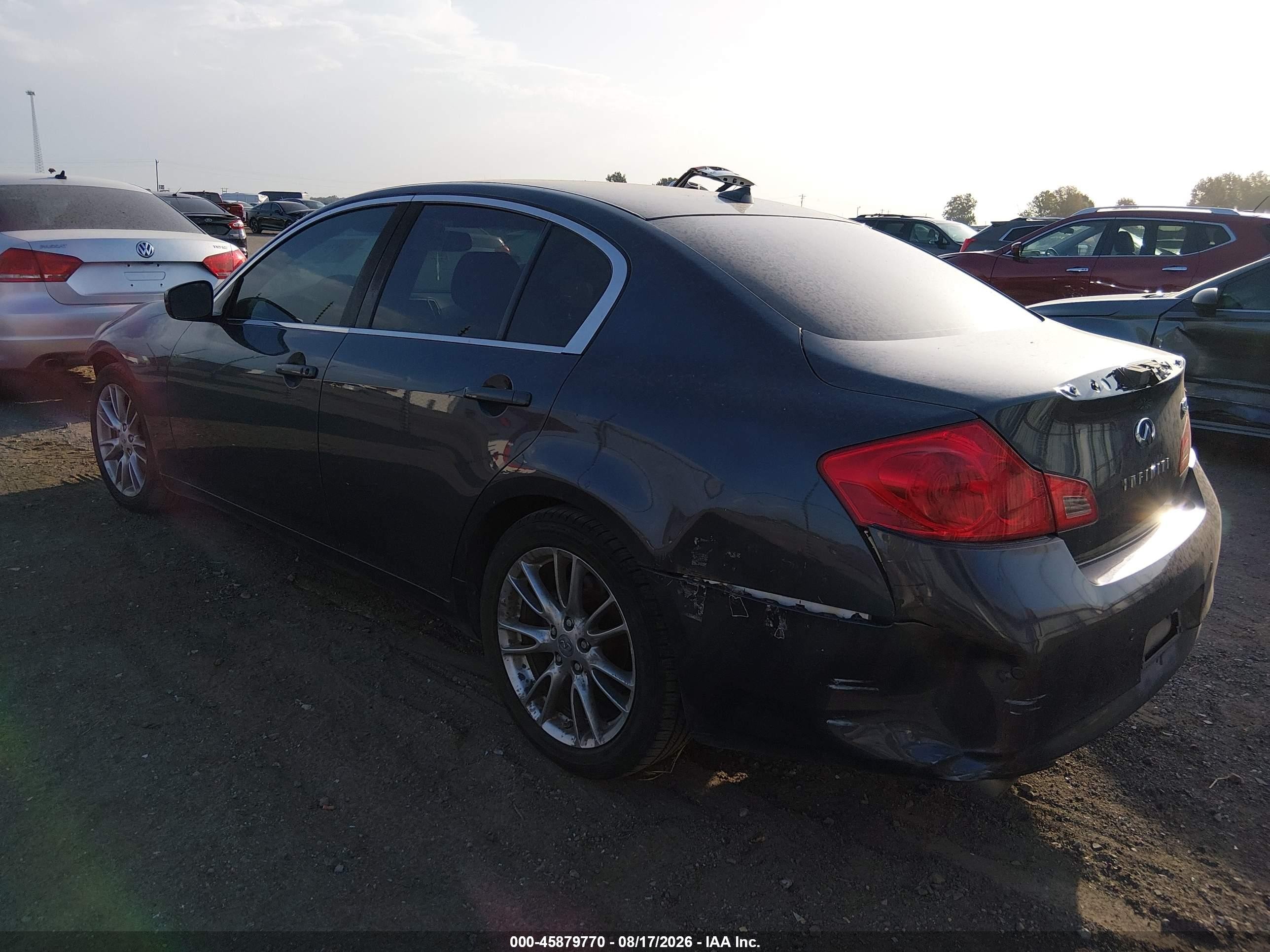 2011 Infiniti G37 Journey Синий vin: JN1CV6AP2BM501130