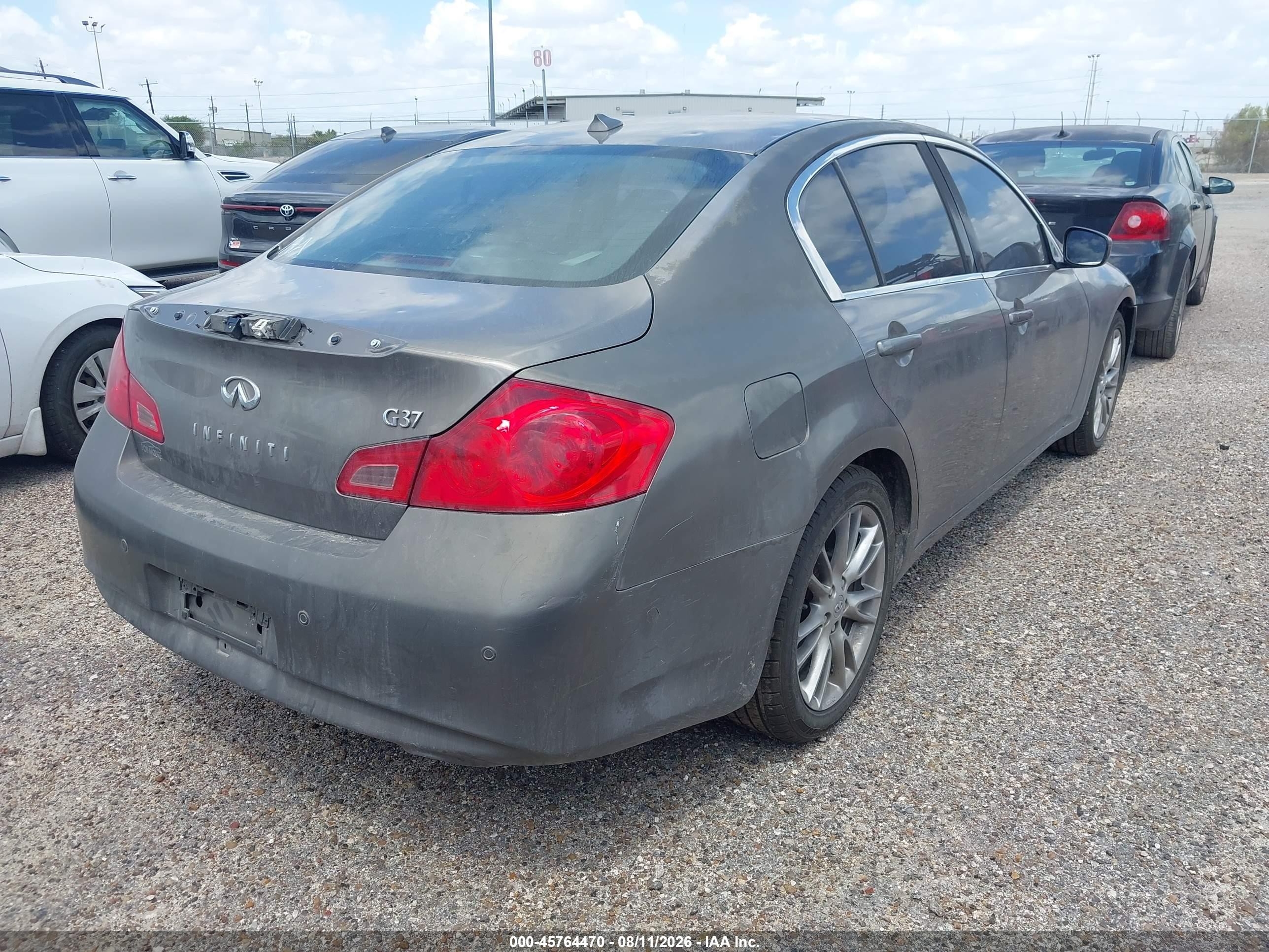 2011 Infiniti G37 Journey Серый vin: JN1CV6AP2BM505257