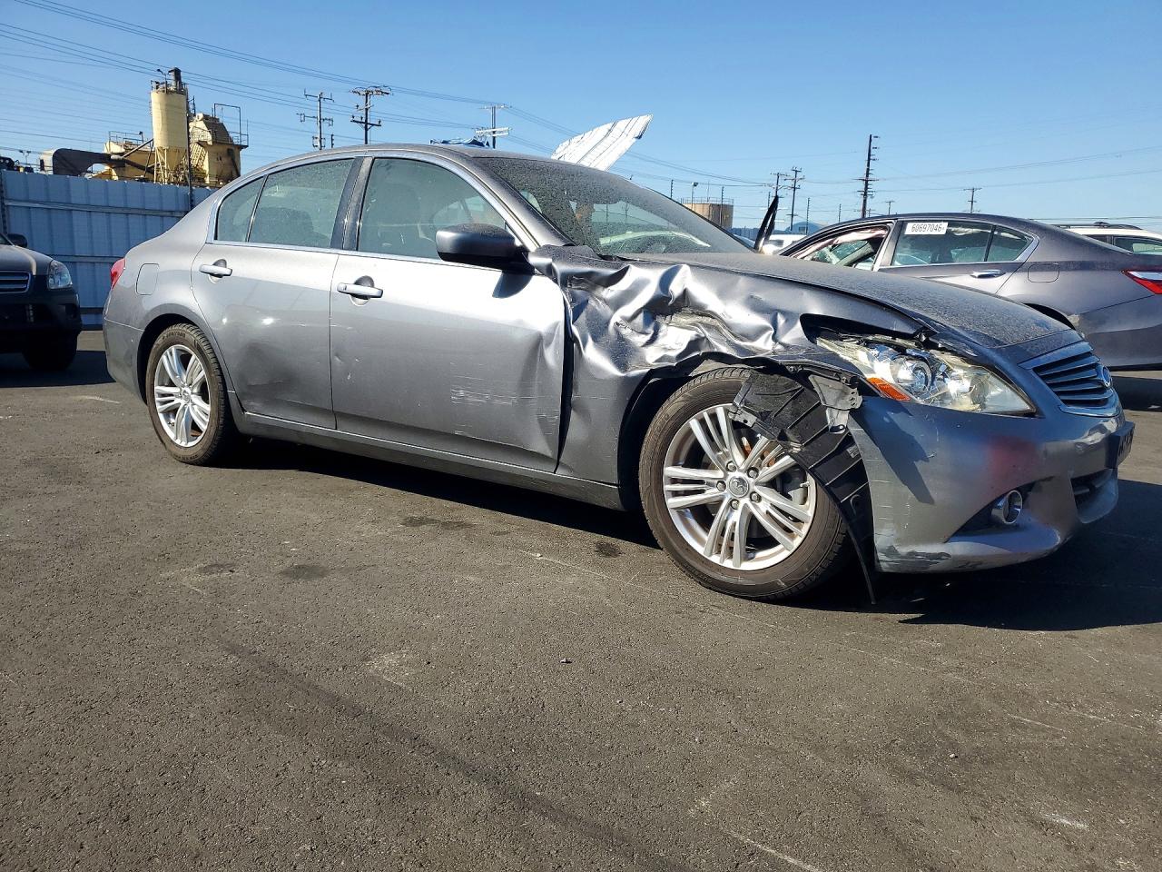 2011 Infiniti G37 Base/sport Gray vin: JN1CV6AP2BM505355