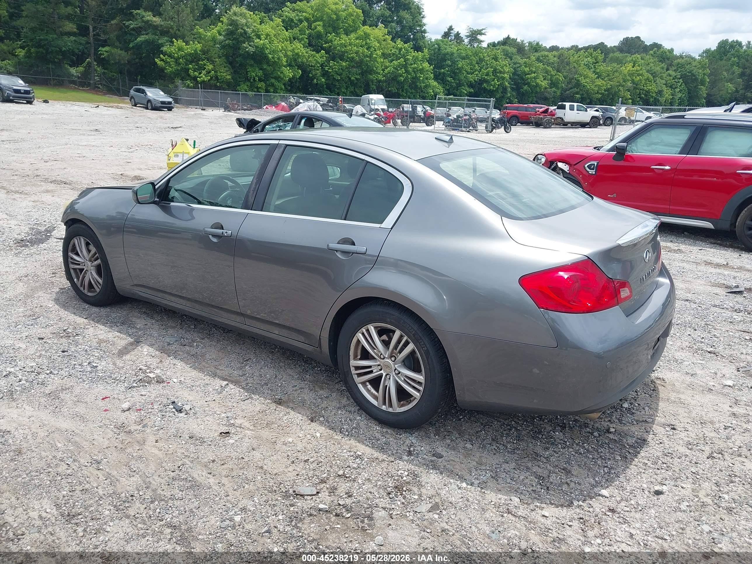 2012 Infiniti G37 Journey Gray vin: JN1CV6AP2CM621351