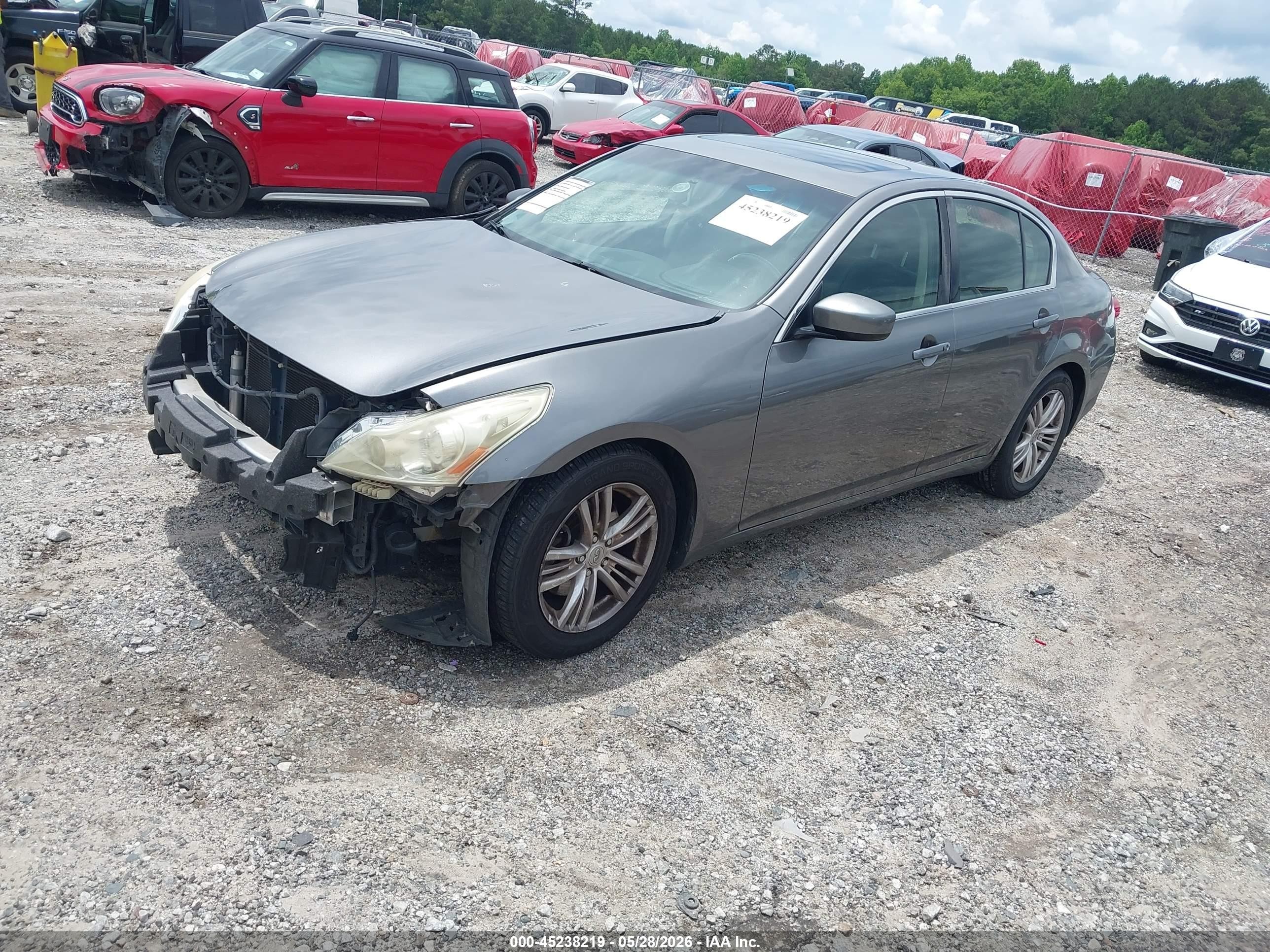 2012 Infiniti G37 Journey Gray vin: JN1CV6AP2CM621351